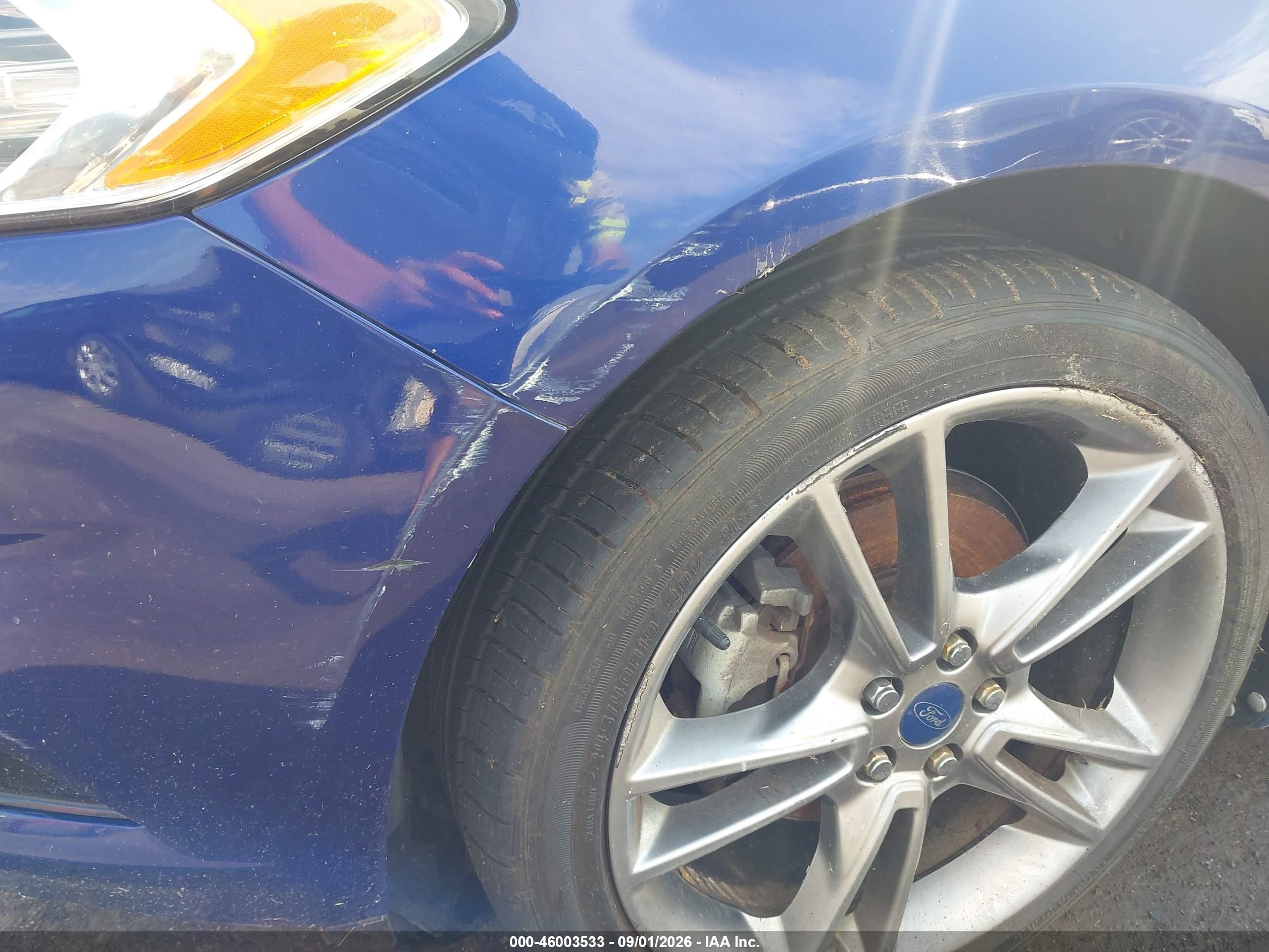 2013 Ford Fusion Titanium Blue vin: 3FA6P0K9XDR359451