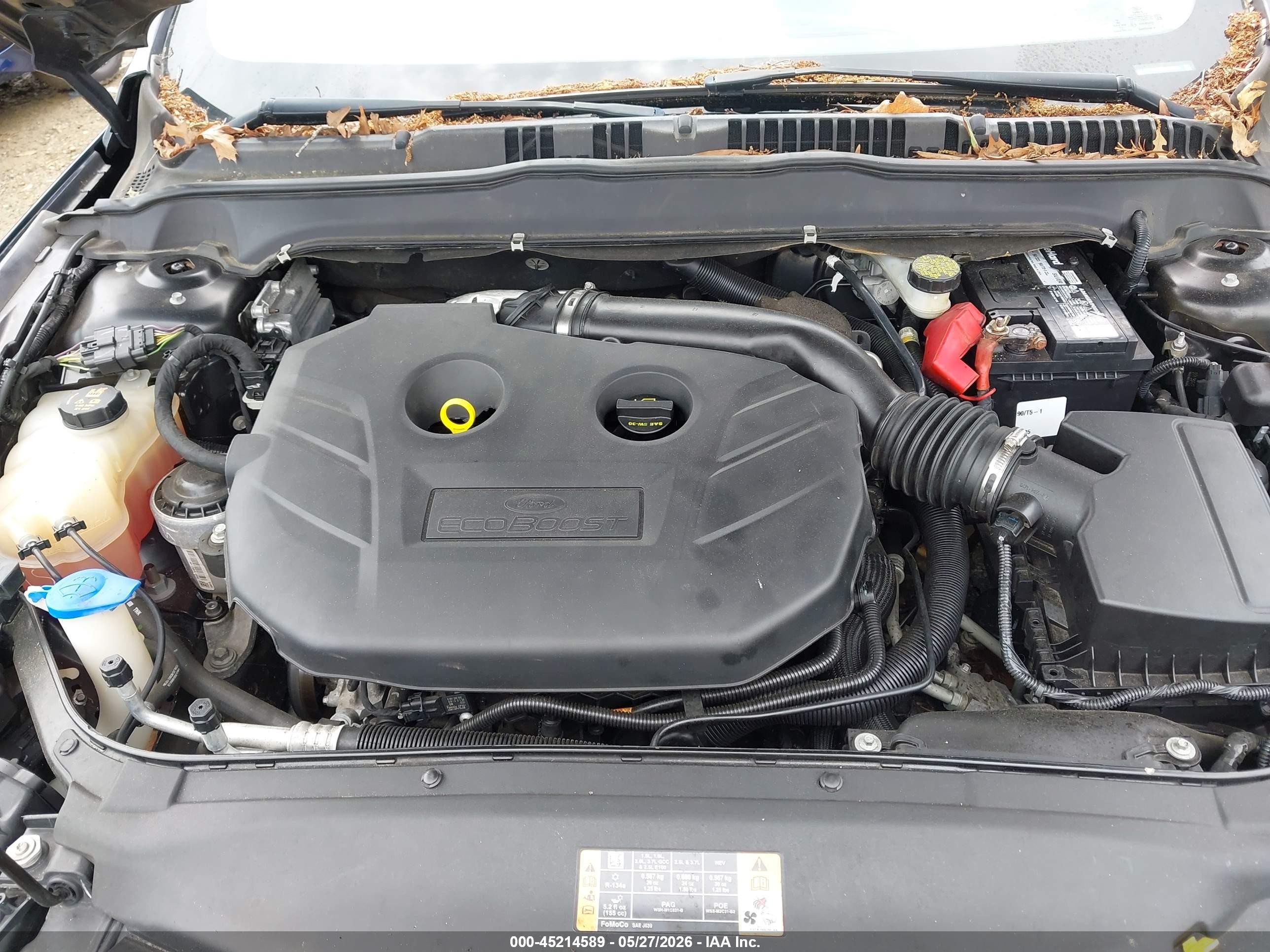 2014 Ford Fusion Titanium Черный vin: 3FA6P0K9XER133959