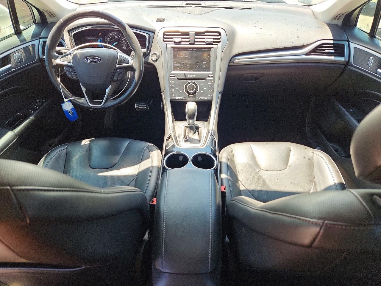 2014 Ford Fusion Titanium White vin: 3FA6P0K9XER146520