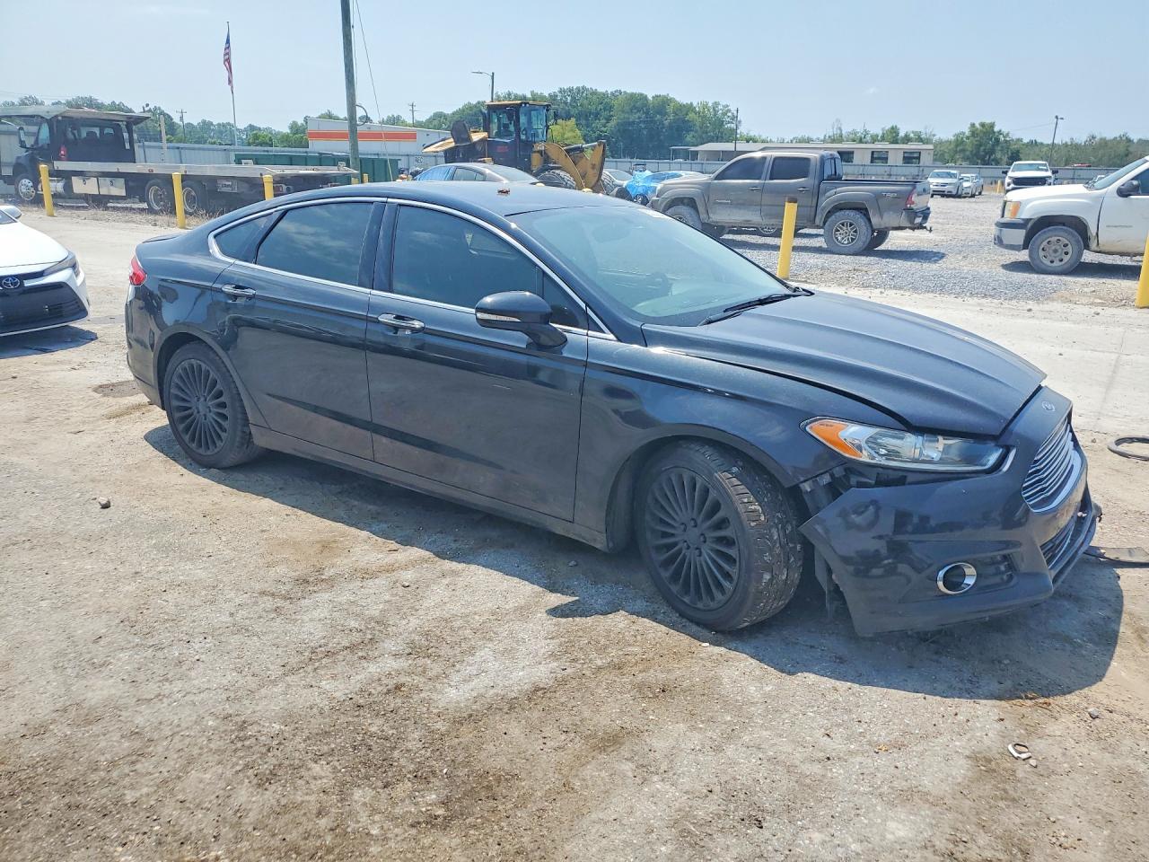 2014 Ford Fusion Titanium Black vin: 3FA6P0K9XER208434