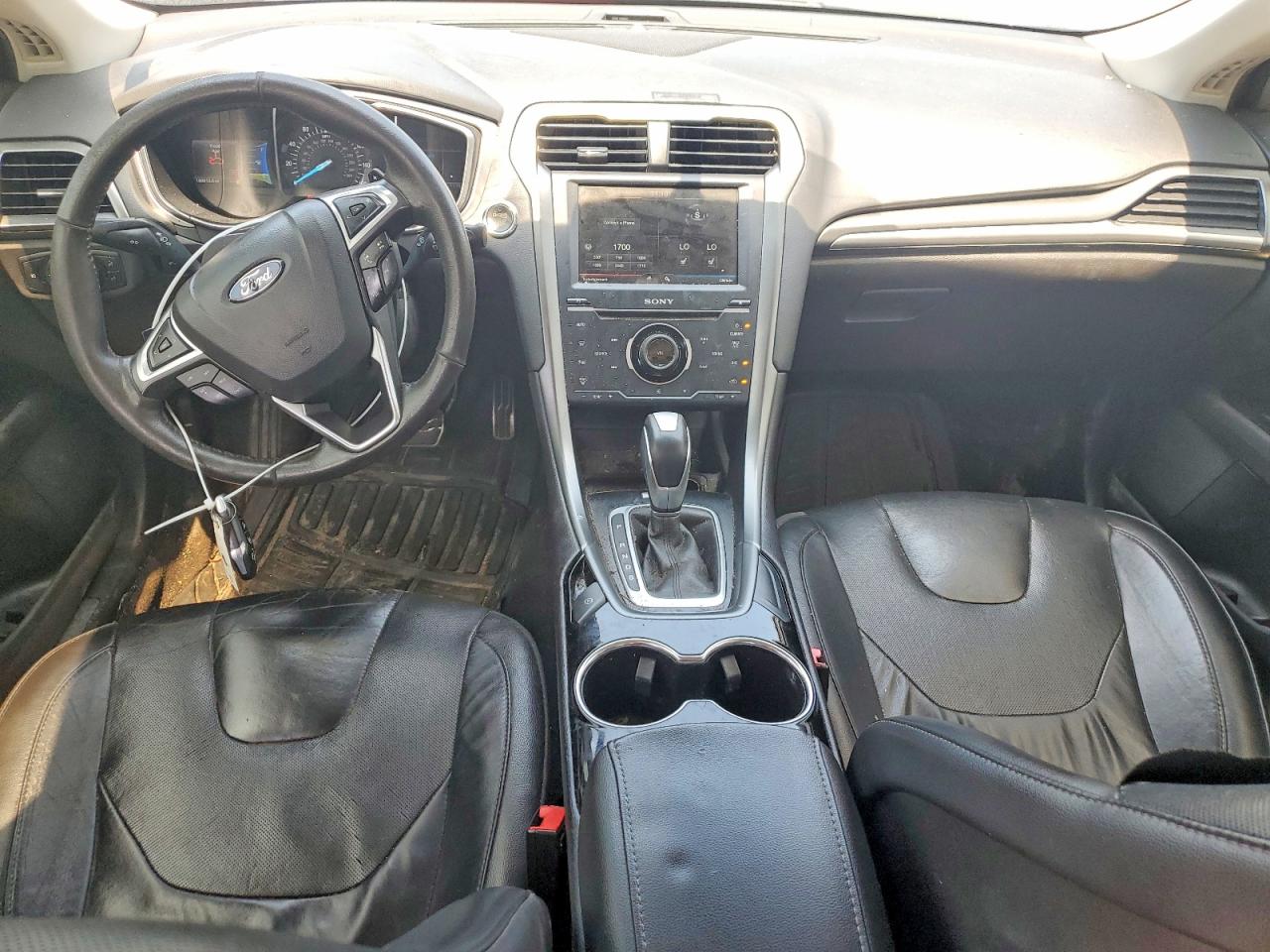 2014 Ford Fusion Titanium Black vin: 3FA6P0K9XER208434
