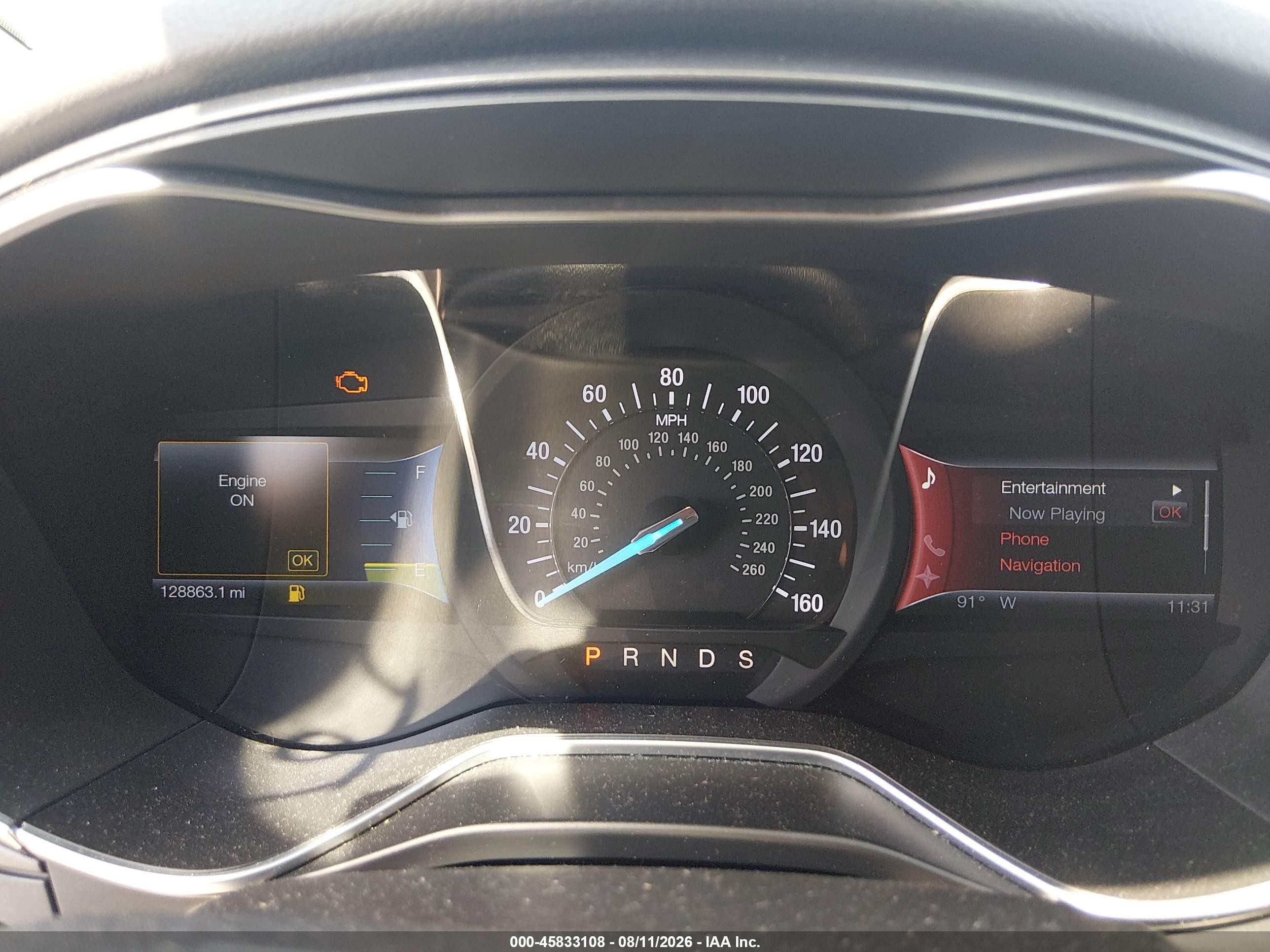 2014 Ford Fusion Titanium Black vin: 3FA6P0K9XER210619
