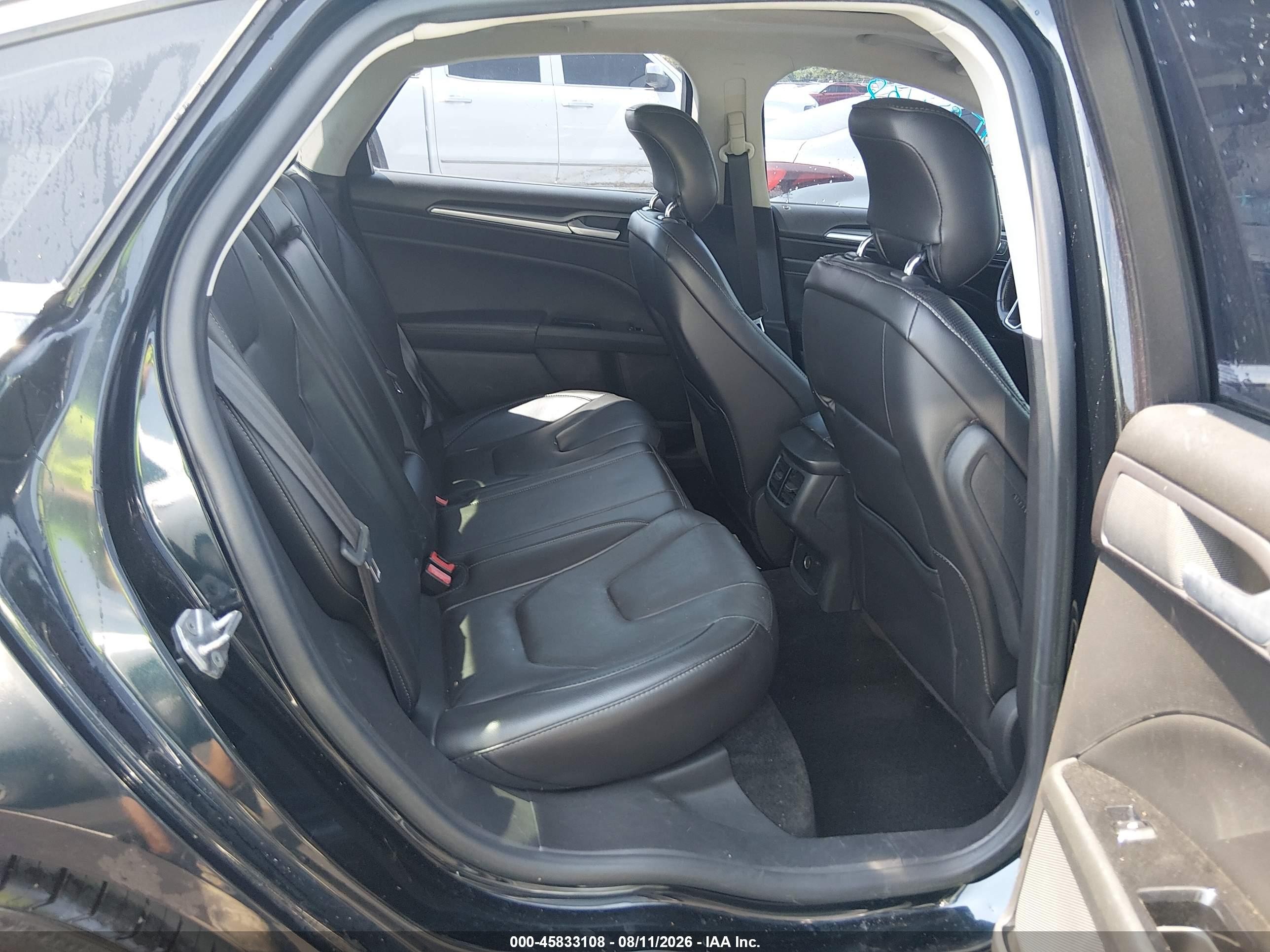 2014 Ford Fusion Titanium Black vin: 3FA6P0K9XER210619