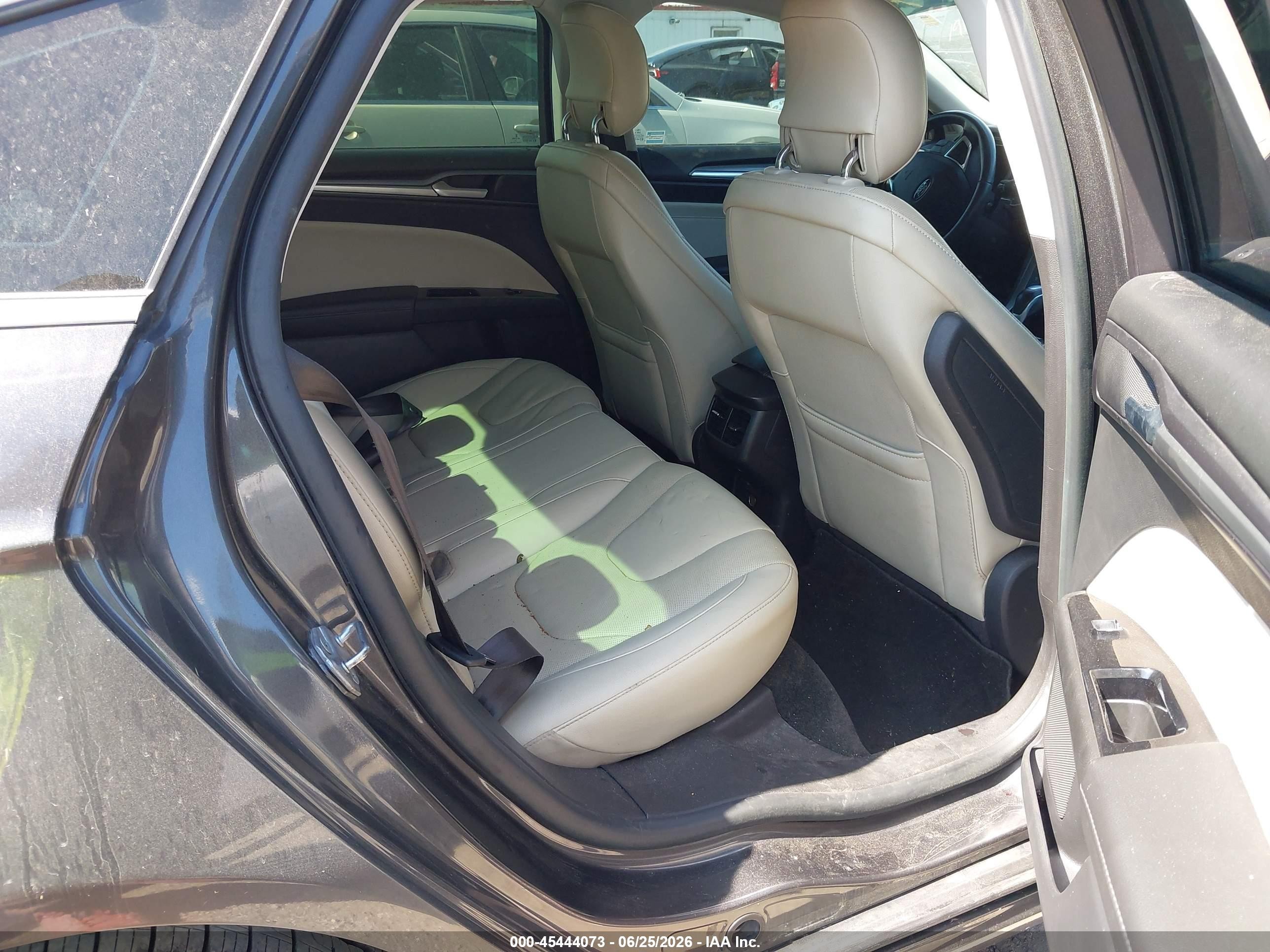 2015 Ford Fusion Titanium Gray vin: 3FA6P0K9XFR136278