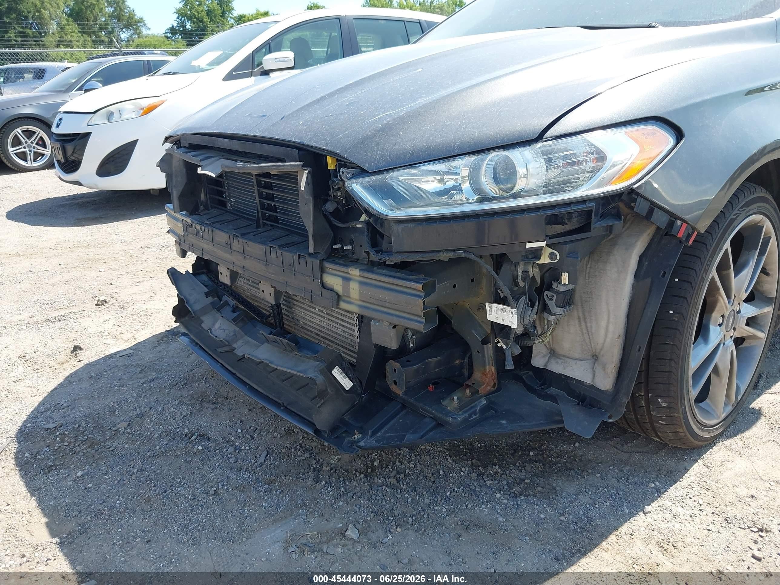2015 Ford Fusion Titanium Gray vin: 3FA6P0K9XFR136278