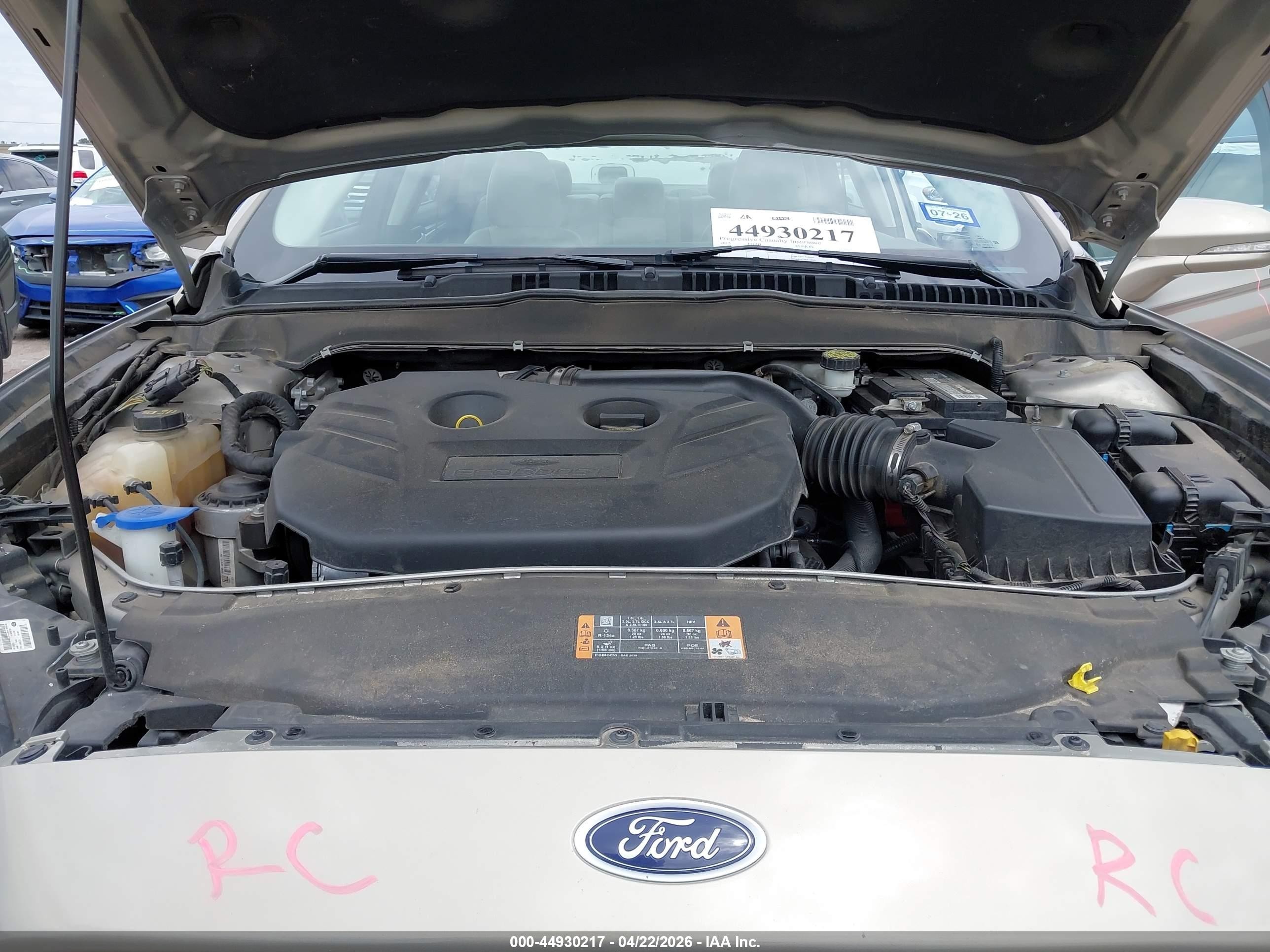 2015 Ford Fusion Titanium Желто-коричневый vin: 3FA6P0K9XFR235201