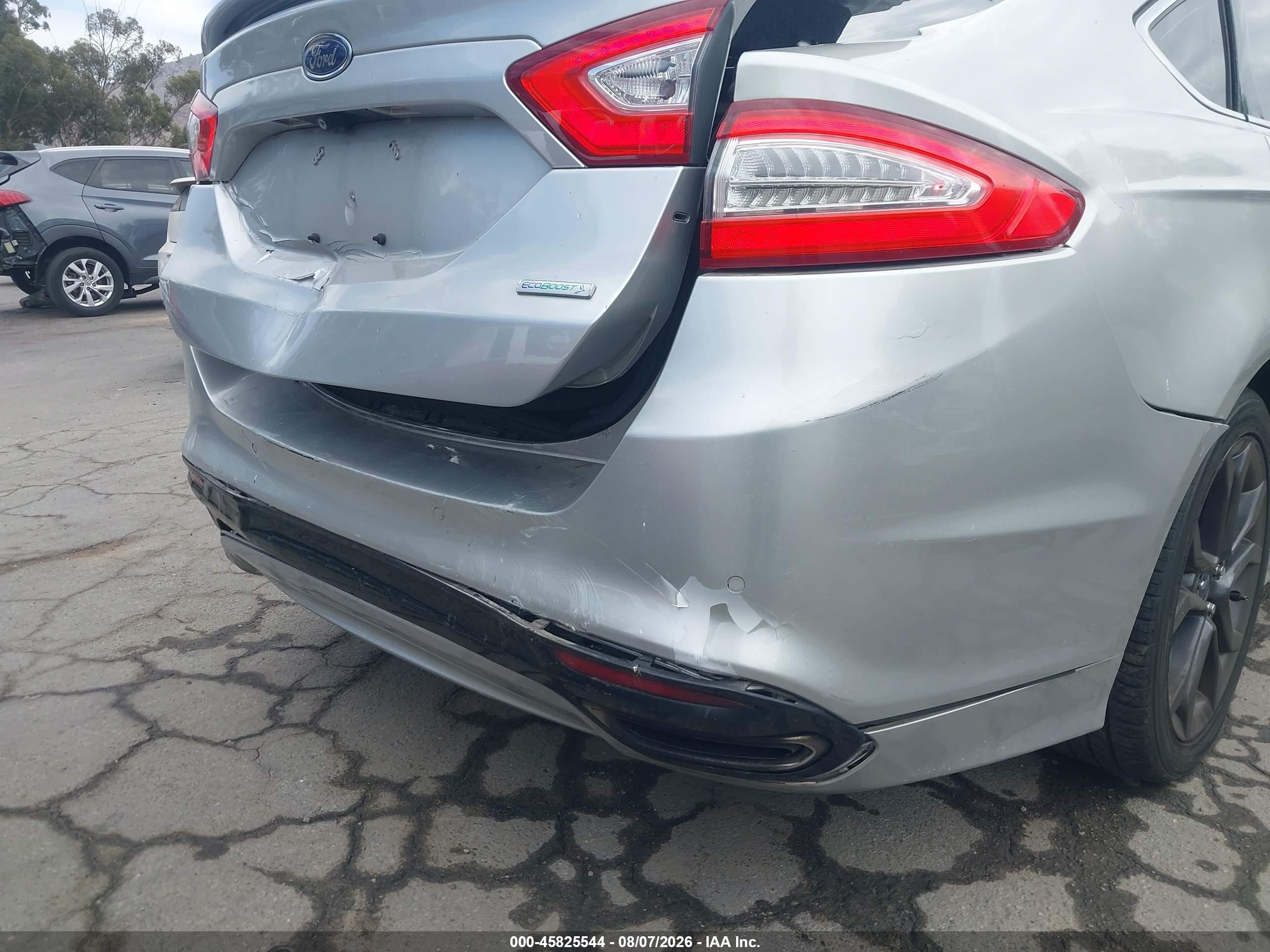 2015 Ford Fusion Titanium Silver vin: 3FA6P0K9XFR237918