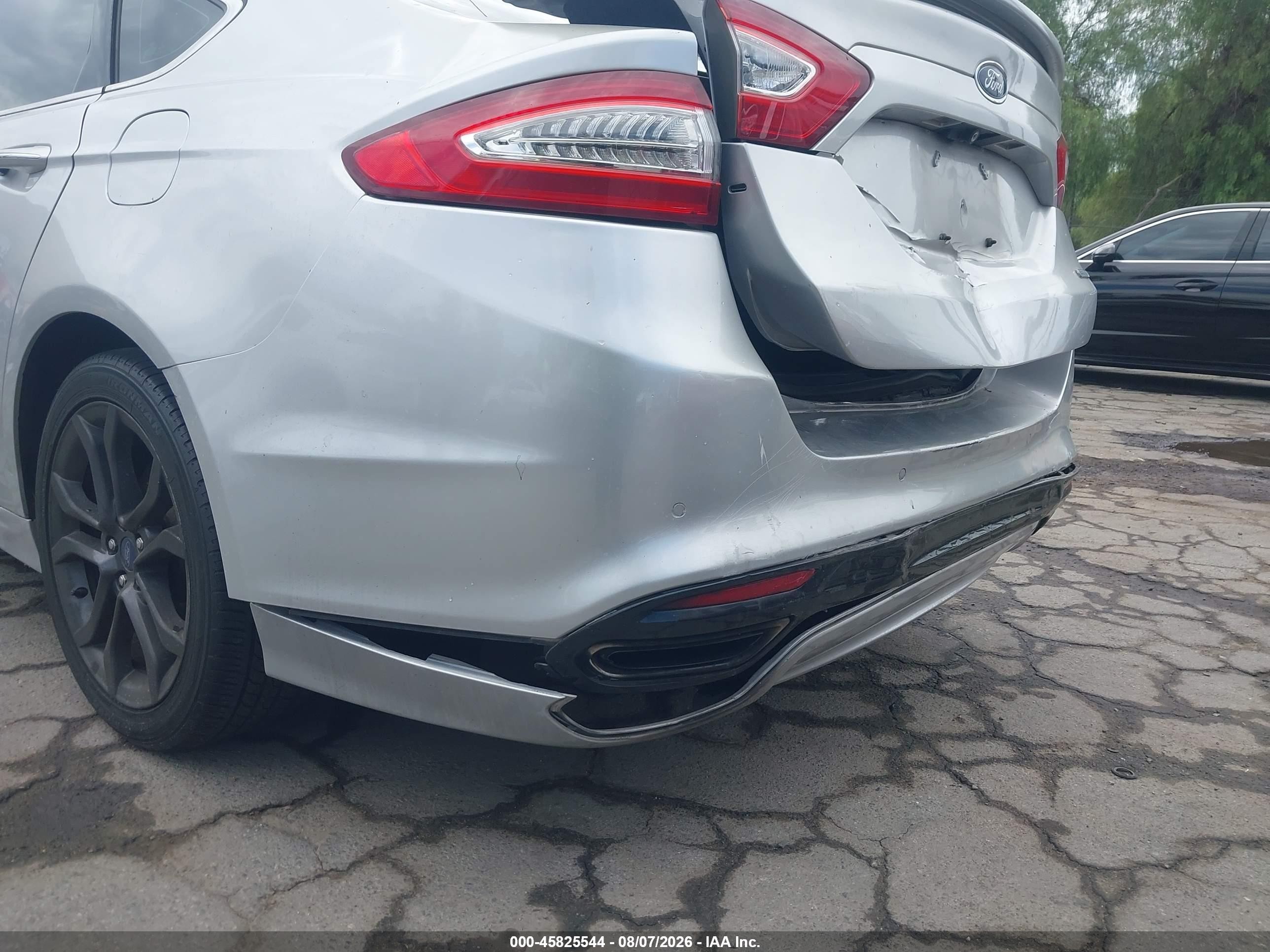 2015 Ford Fusion Titanium Silver vin: 3FA6P0K9XFR237918