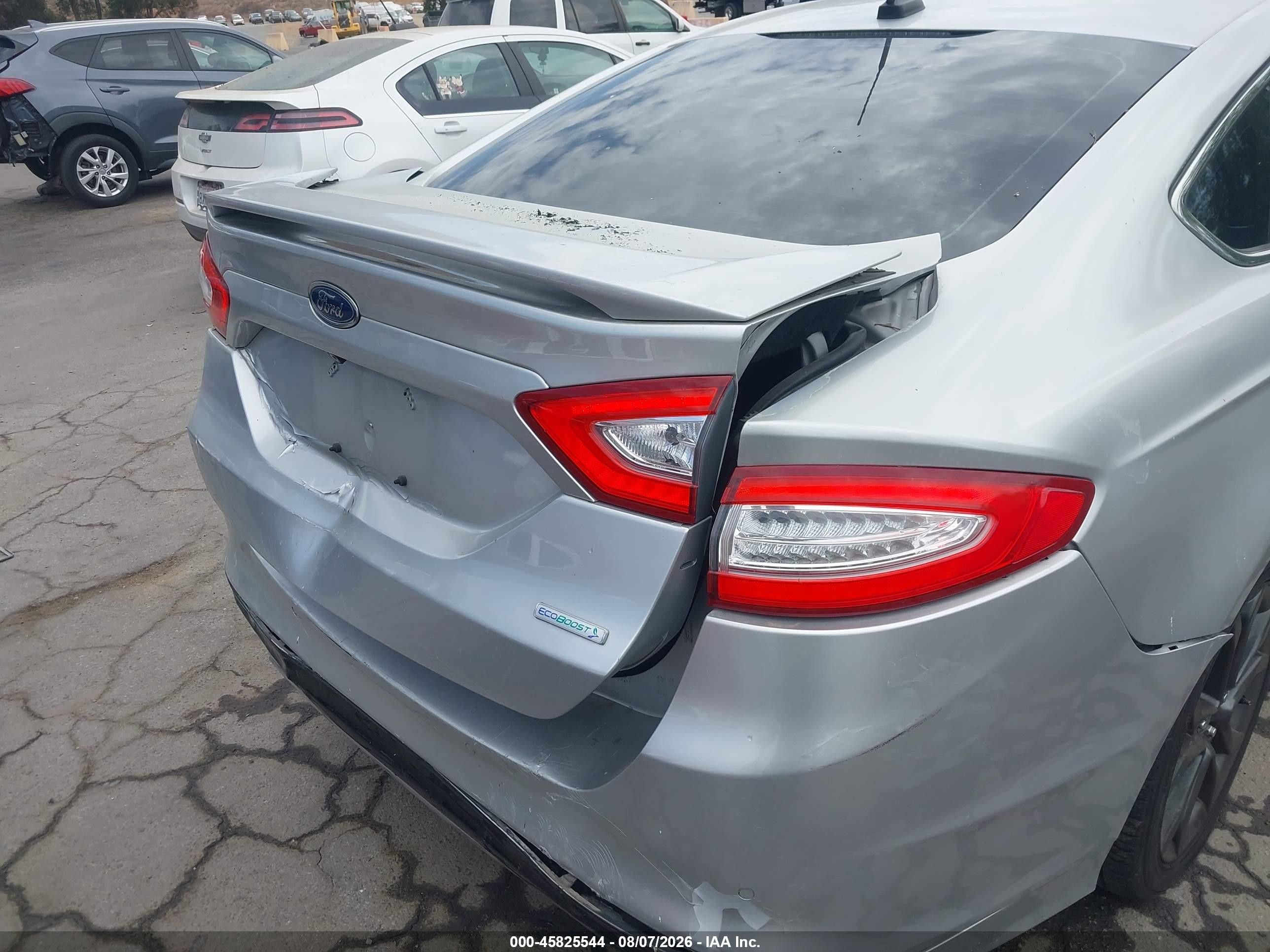 2015 Ford Fusion Titanium Silver vin: 3FA6P0K9XFR237918