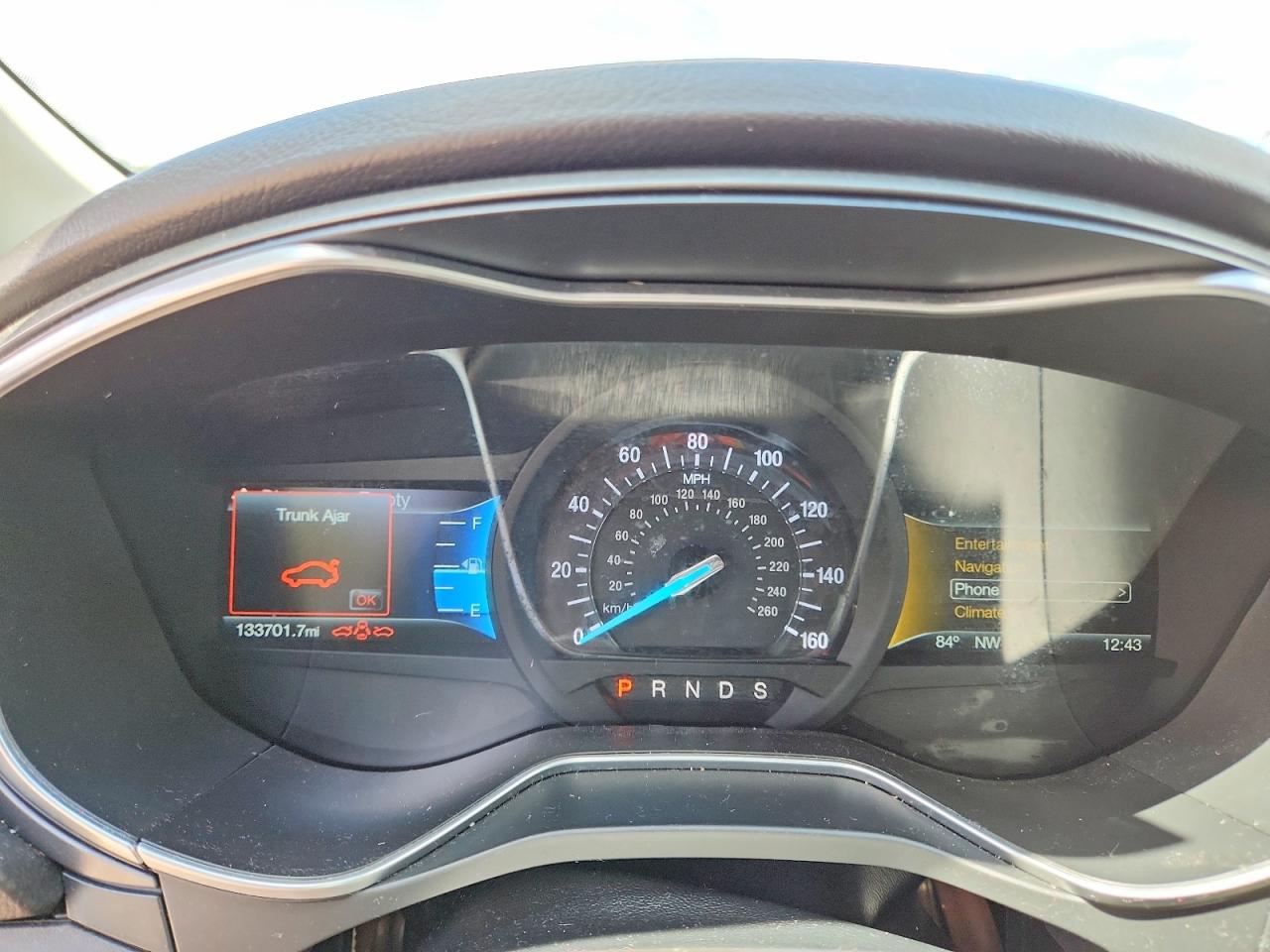 2015 Ford Fusion Titanium White vin: 3FA6P0K9XFR273351