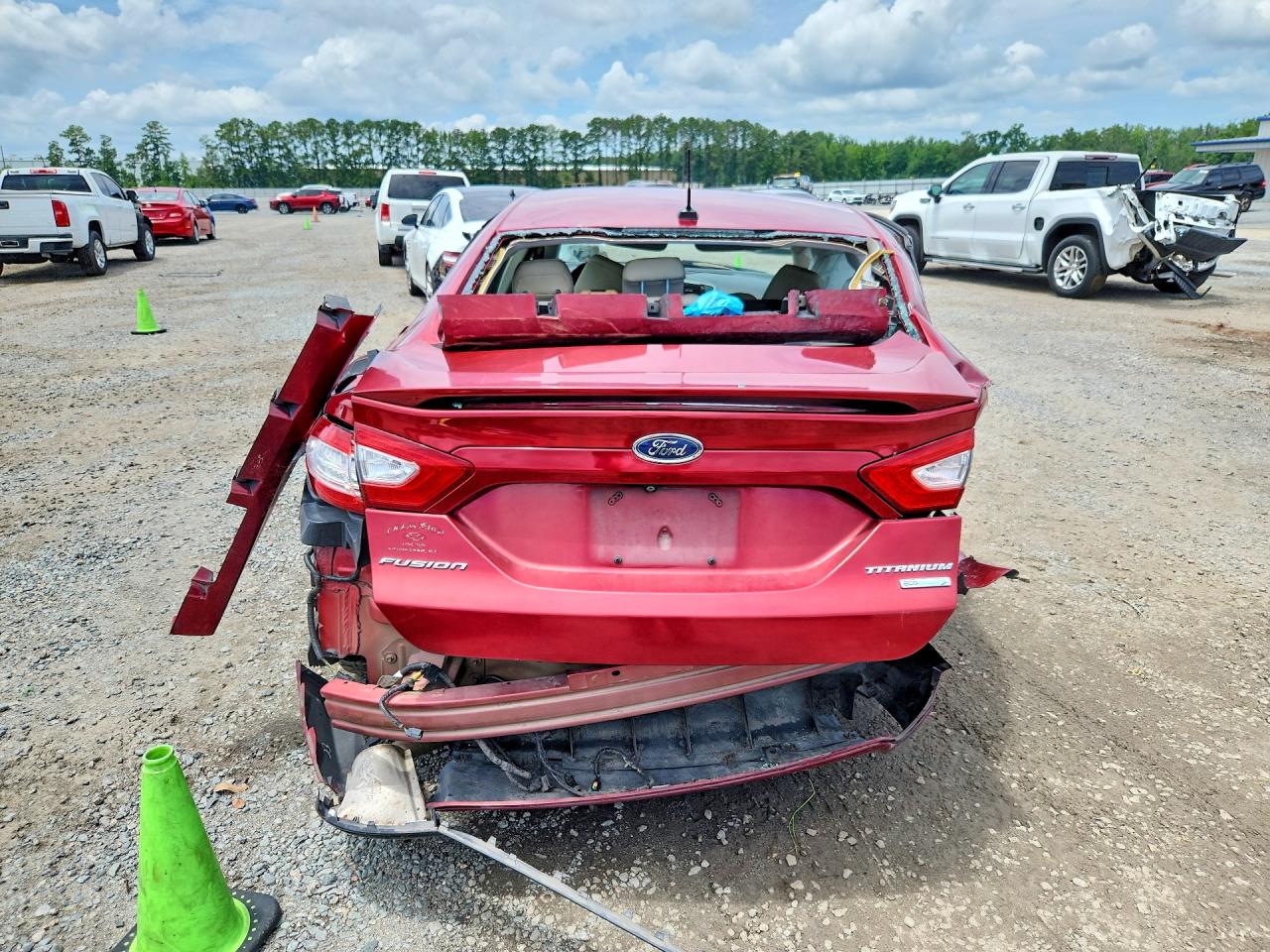 2016 Ford Fusion Titanium Burgundy vin: 3FA6P0K9XGR347062
