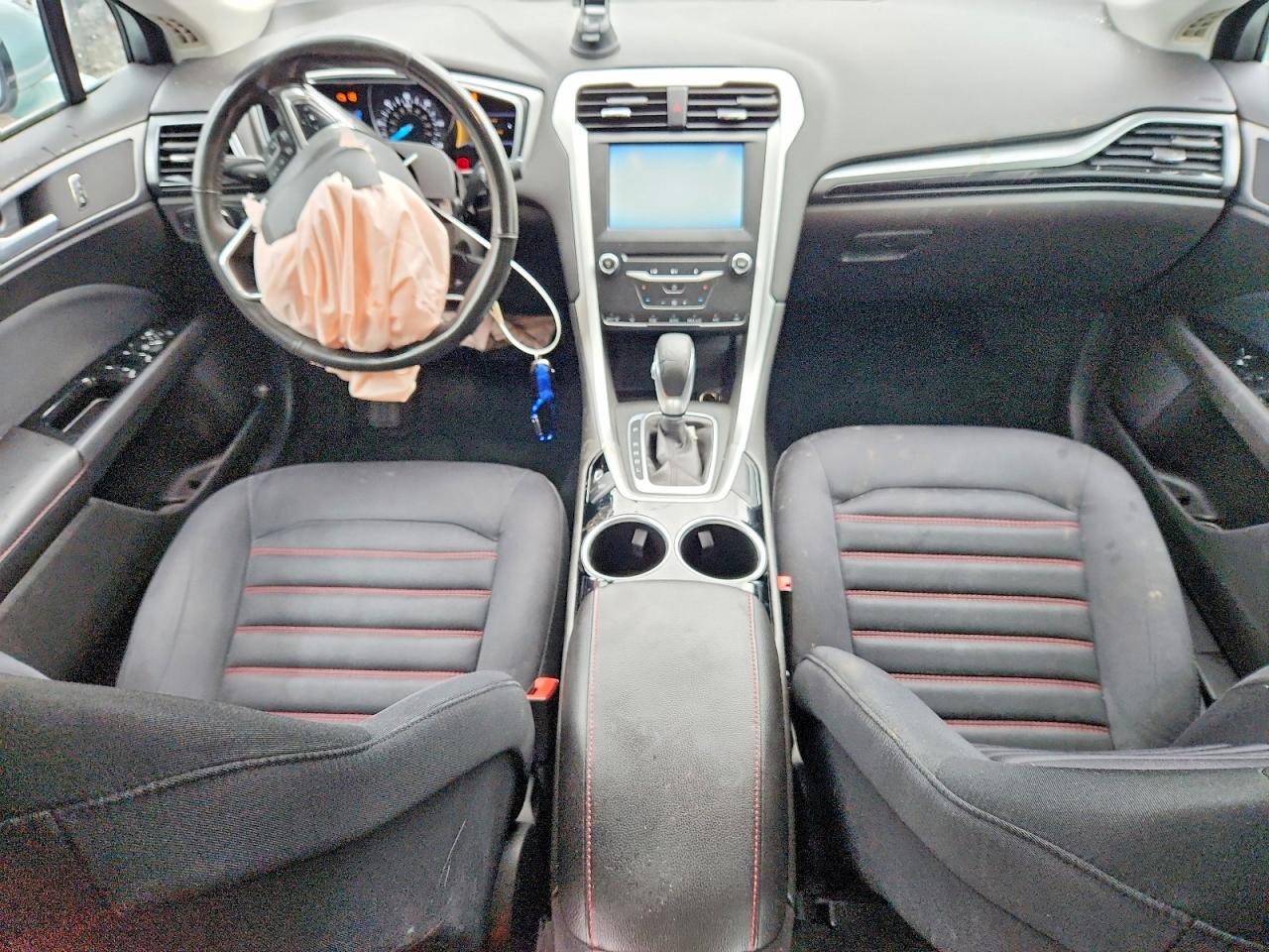 2013 Ford Fusion Se Hybrid Turquoise vin: 3FA6P0LU0DR100454