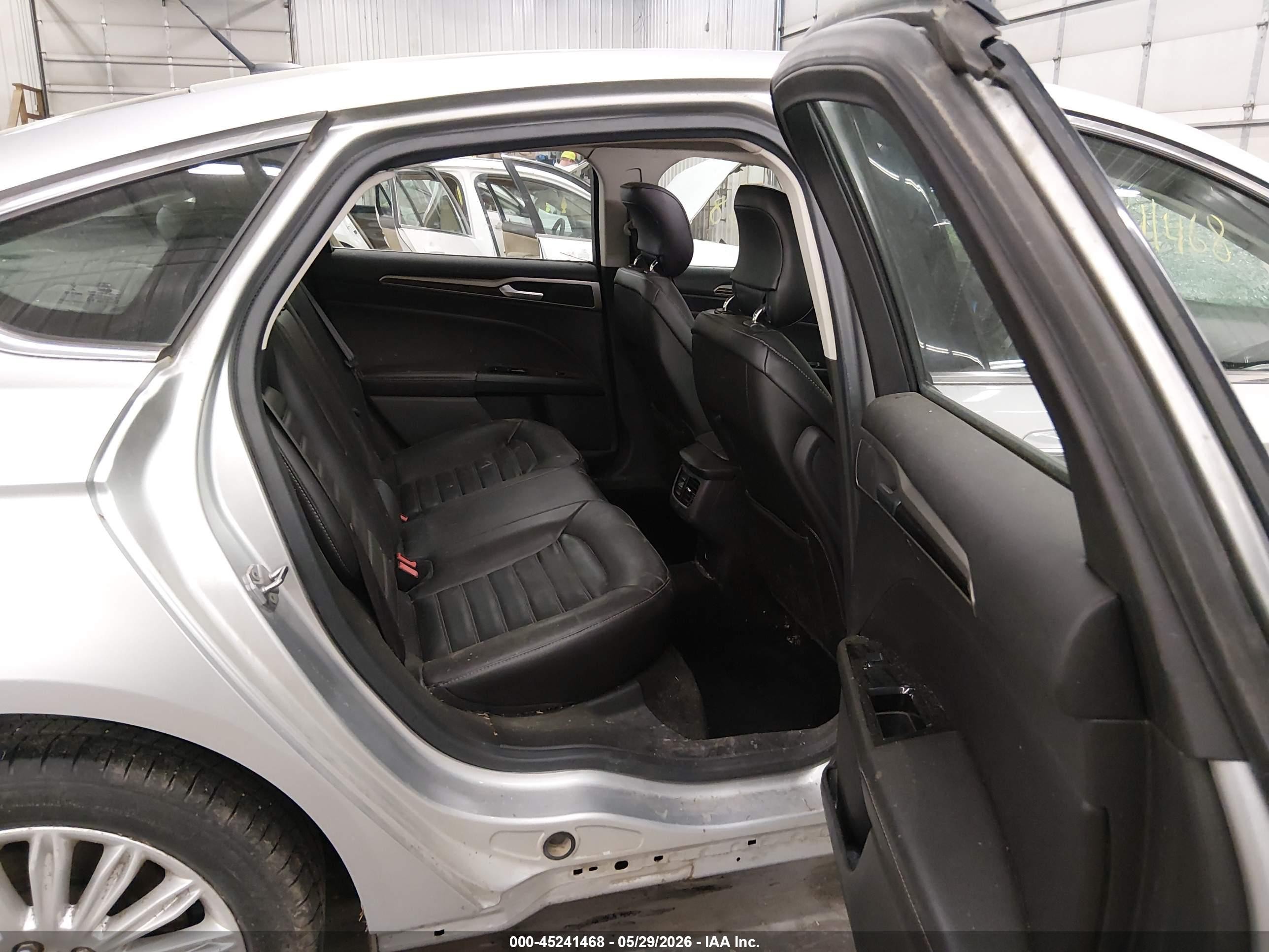 2013 Ford Fusion Hybrid Se Silver vin: 3FA6P0LU0DR125743