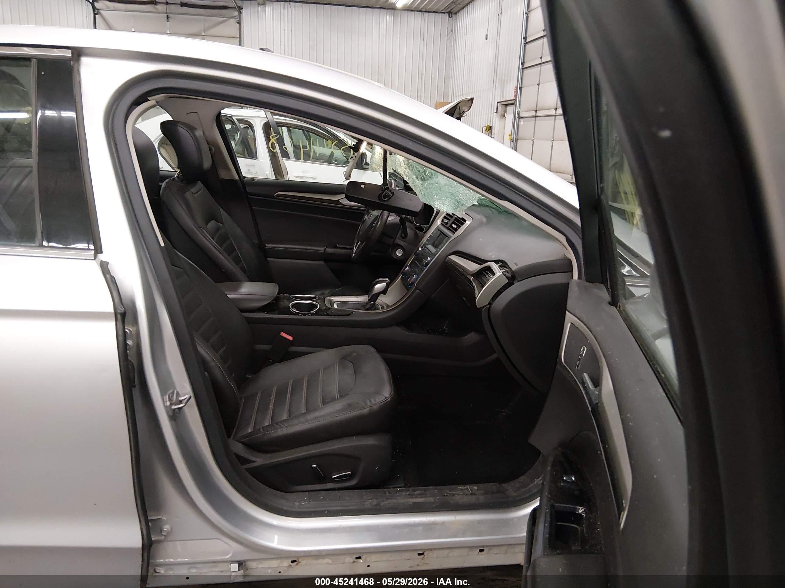 2013 Ford Fusion Hybrid Se Silver vin: 3FA6P0LU0DR125743