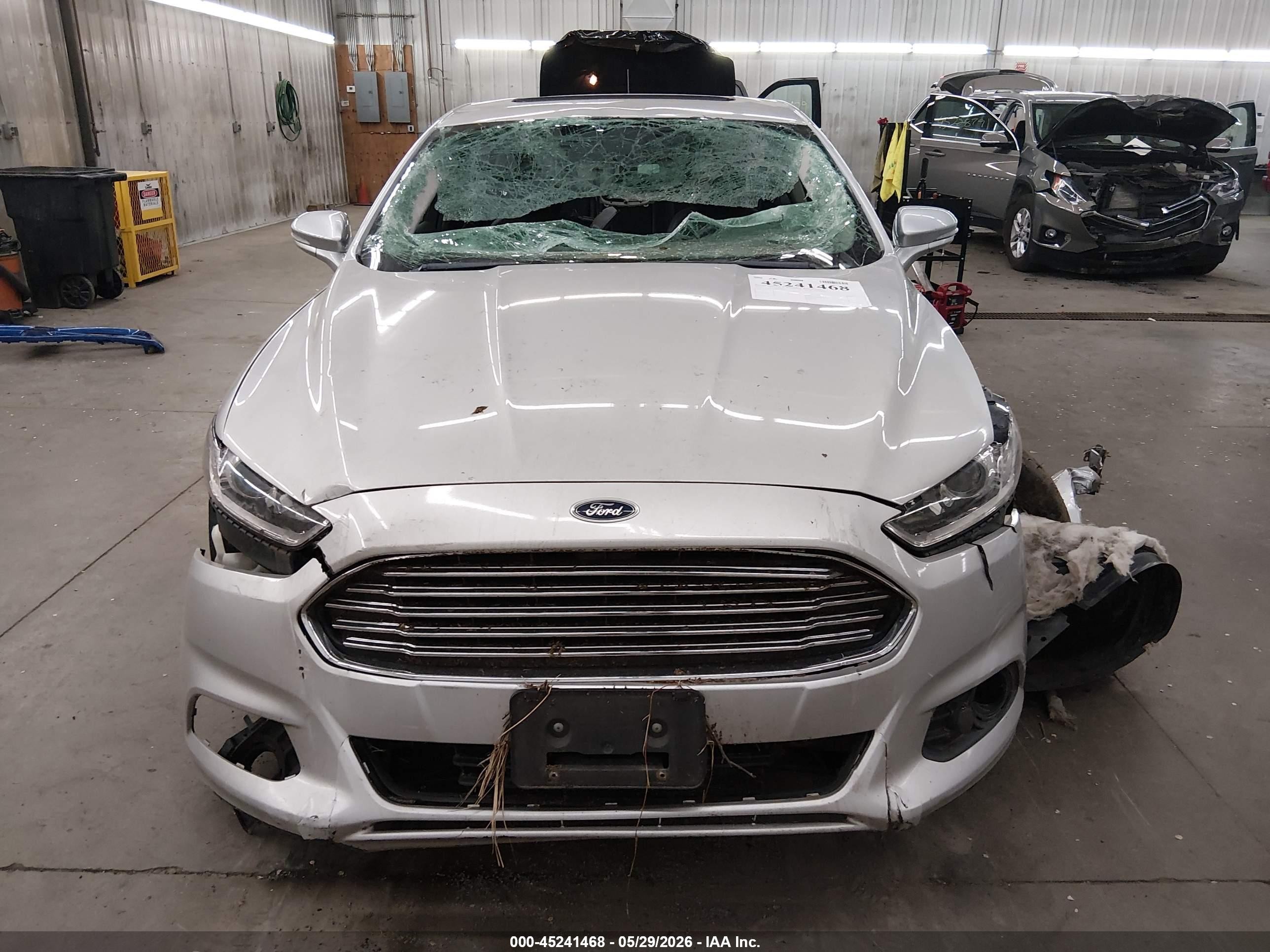 2013 Ford Fusion Hybrid Se Silver vin: 3FA6P0LU0DR125743