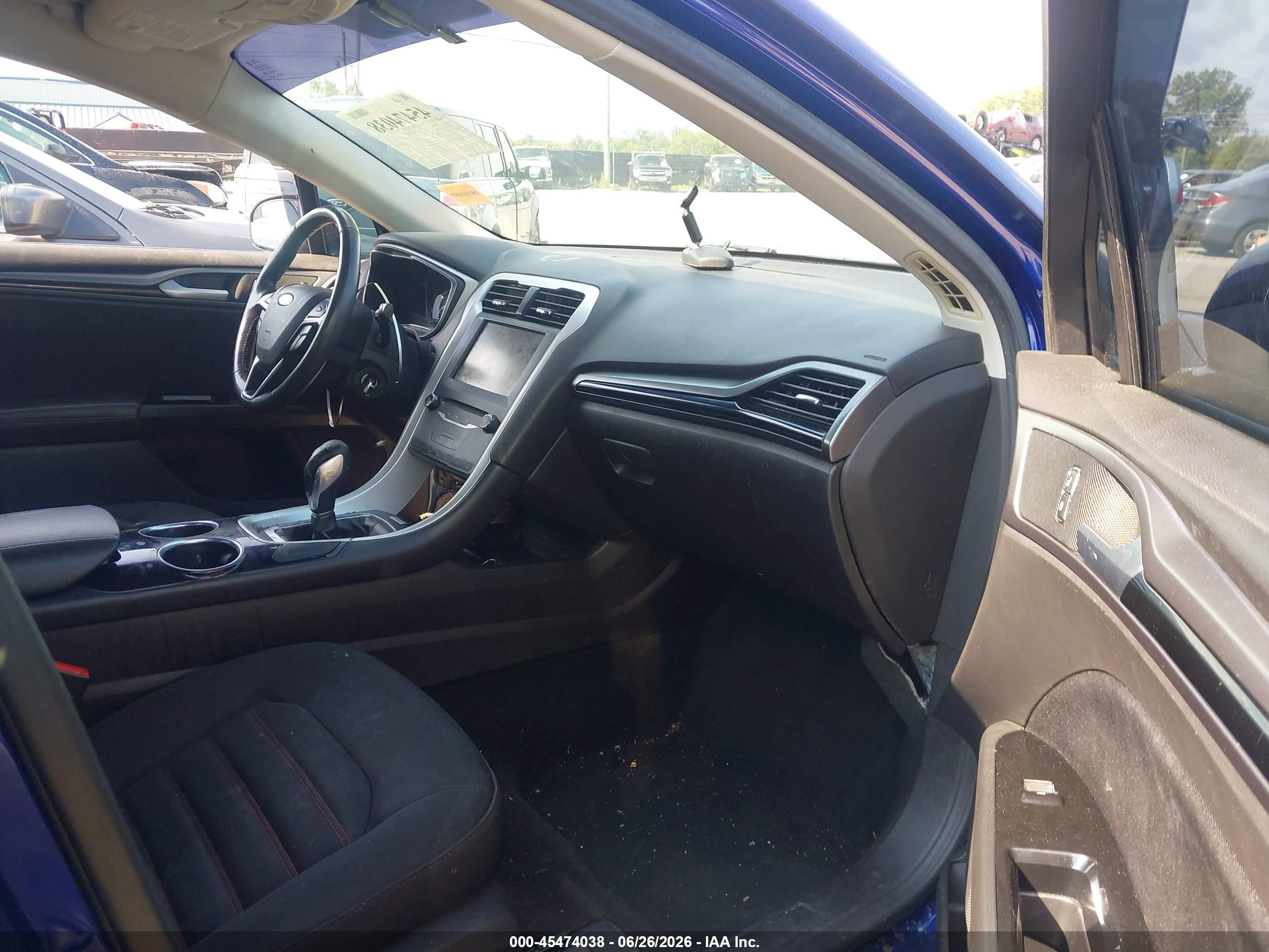 2013 Ford Fusion Hybrid Se Синий vin: 3FA6P0LU0DR128836