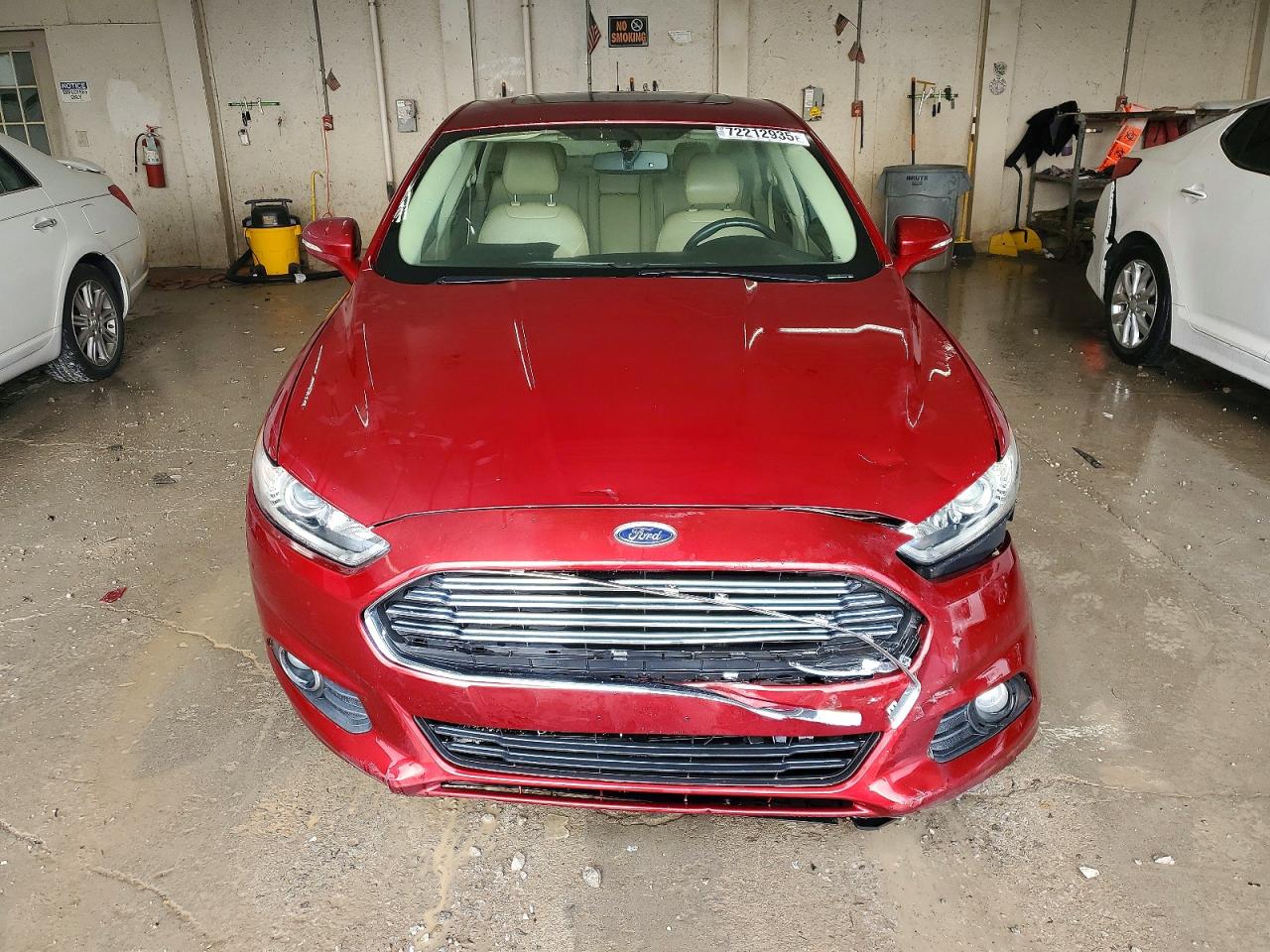 2013 Ford Fusion Se Hybrid Темно-бордовый vin: 3FA6P0LU0DR129209