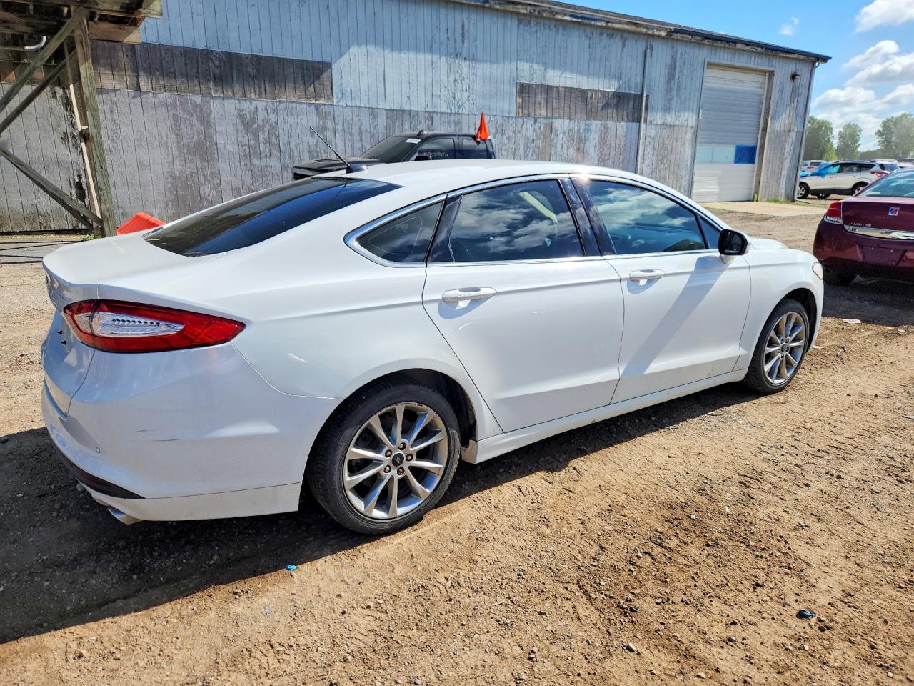 2013 Ford Fusion Se Hybrid White vin: 3FA6P0LU0DR172156