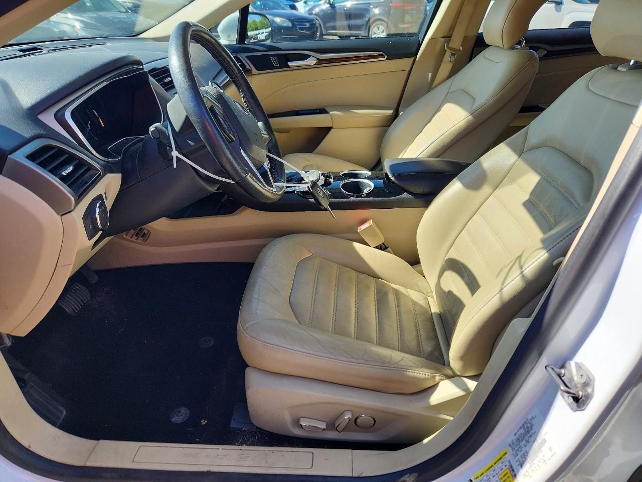 2013 Ford Fusion Se Hybrid White vin: 3FA6P0LU0DR172156