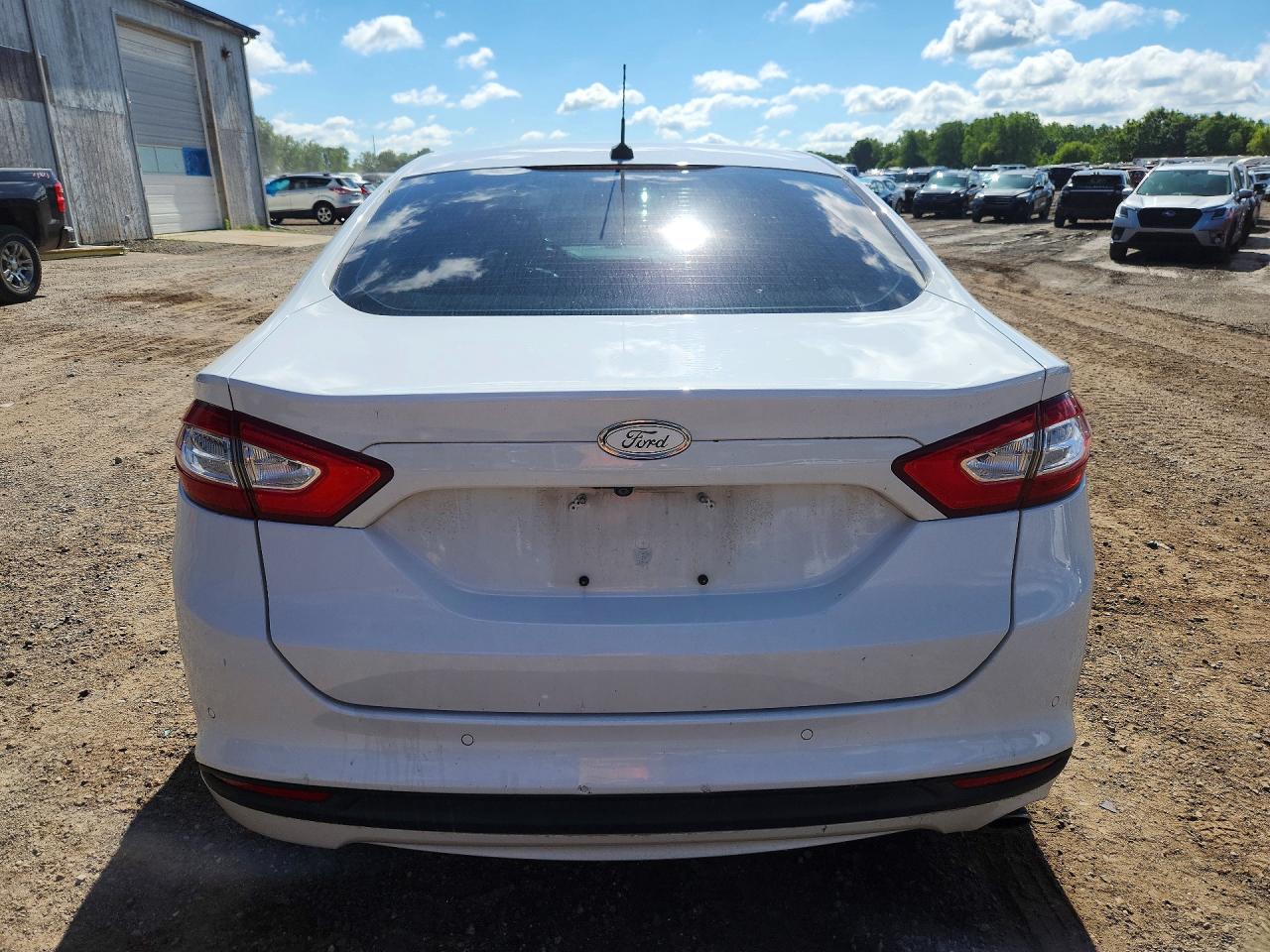 2013 Ford Fusion Se Hybrid White vin: 3FA6P0LU0DR172156