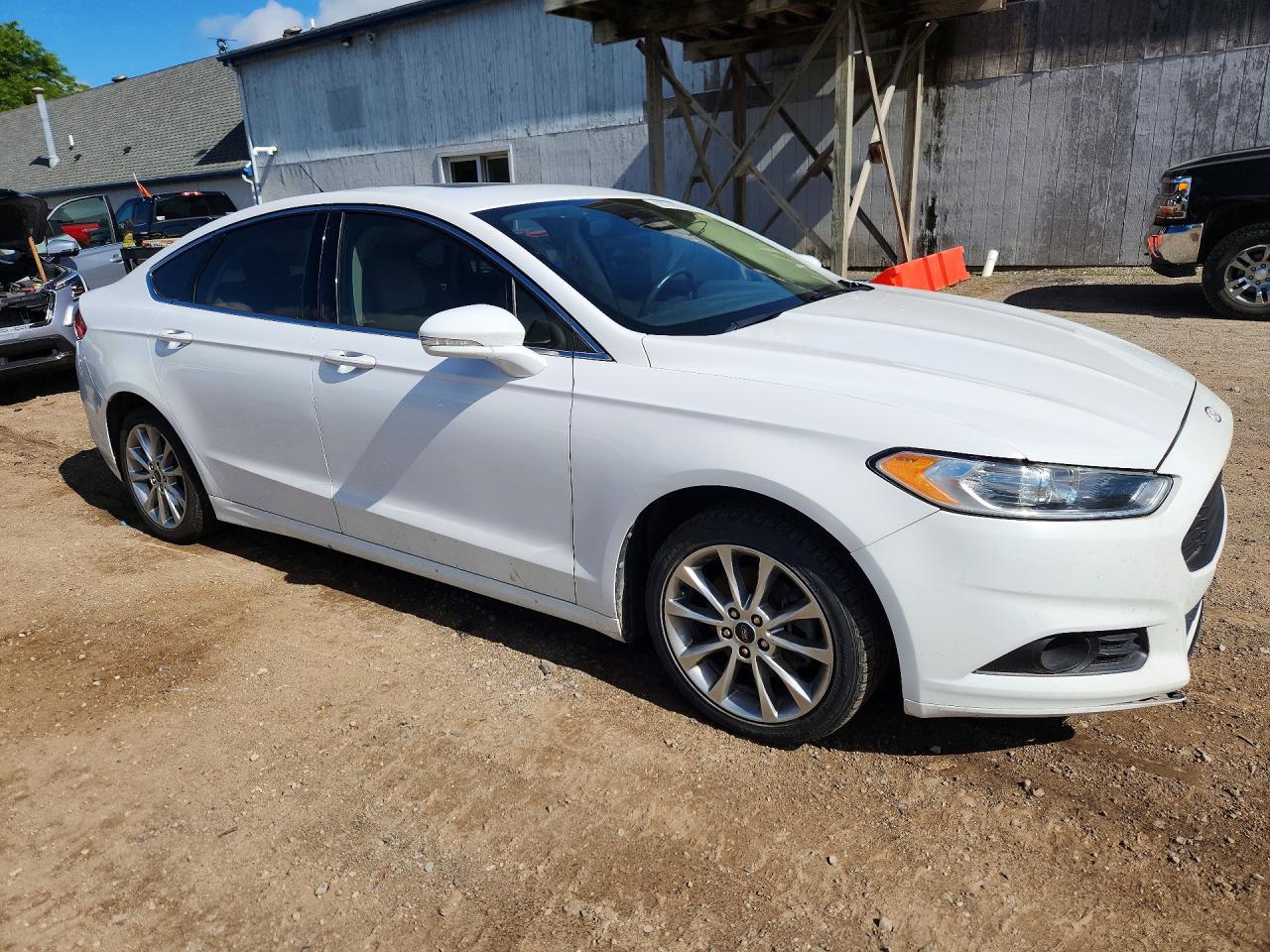 2013 Ford Fusion Se Hybrid White vin: 3FA6P0LU0DR172156
