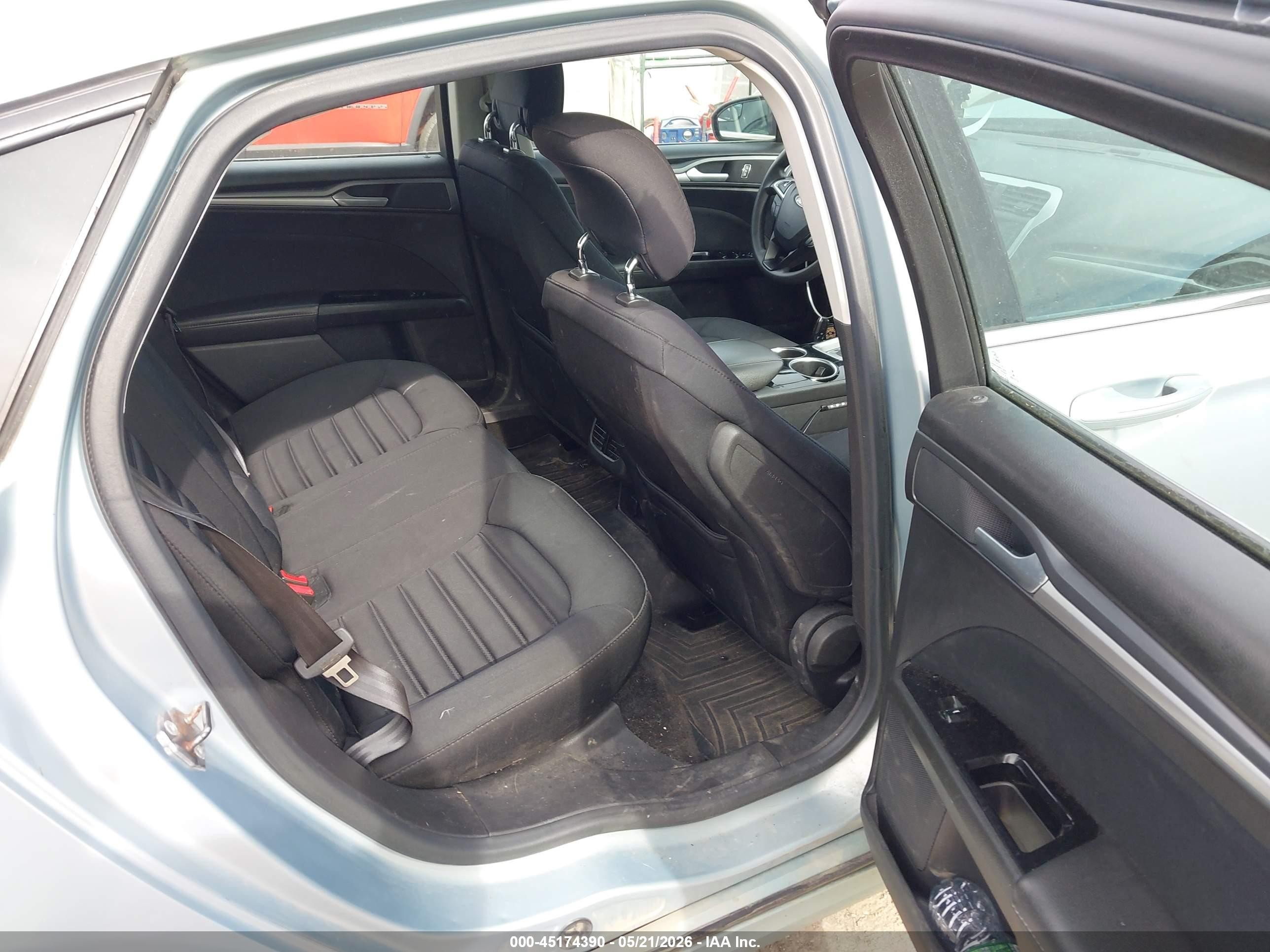 2013 Ford Fusion Hybrid Se Light Blue vin: 3FA6P0LU0DR181990