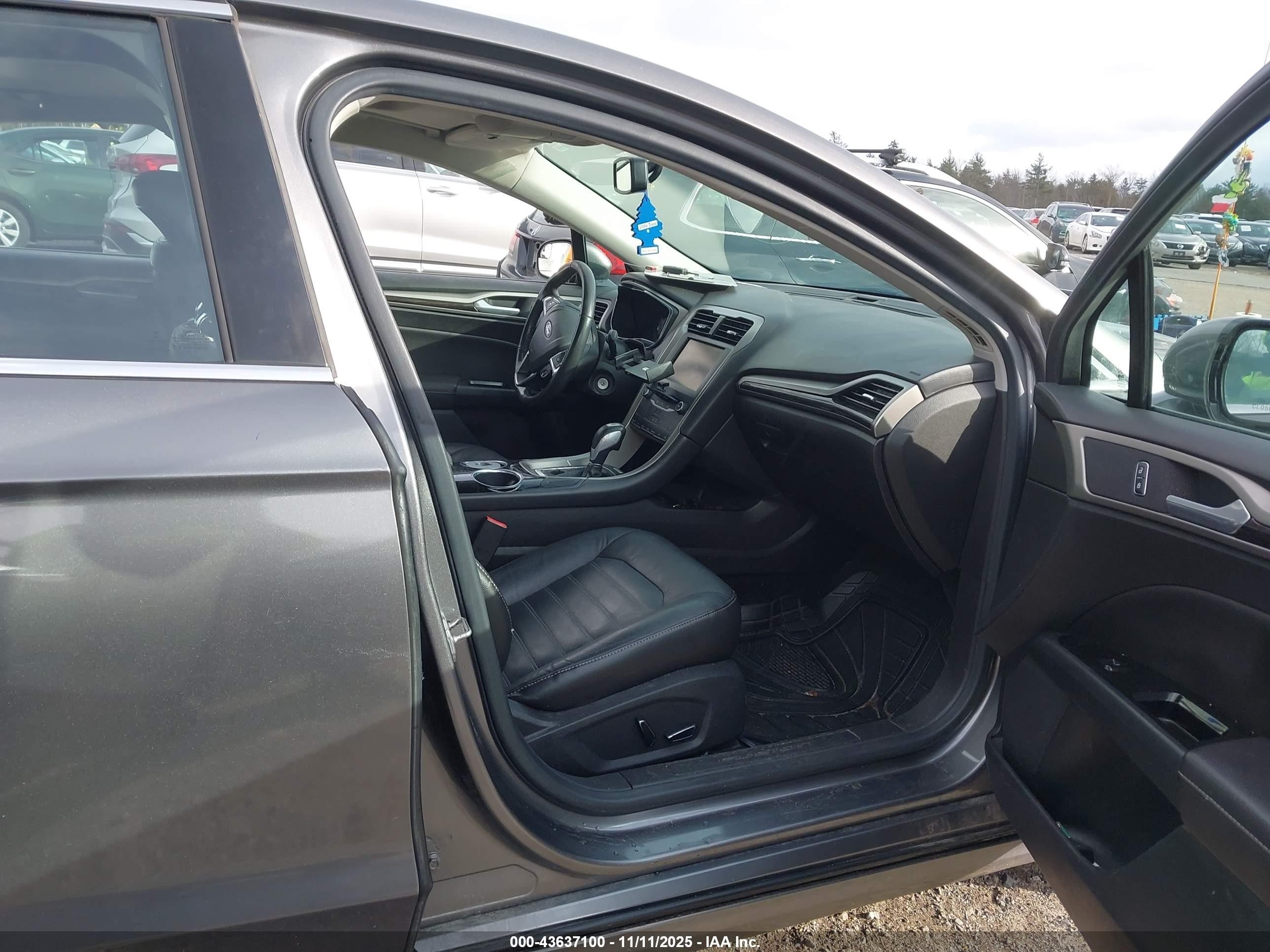 2013 Ford Fusion Hybrid Se Gray vin: 3FA6P0LU0DR205835