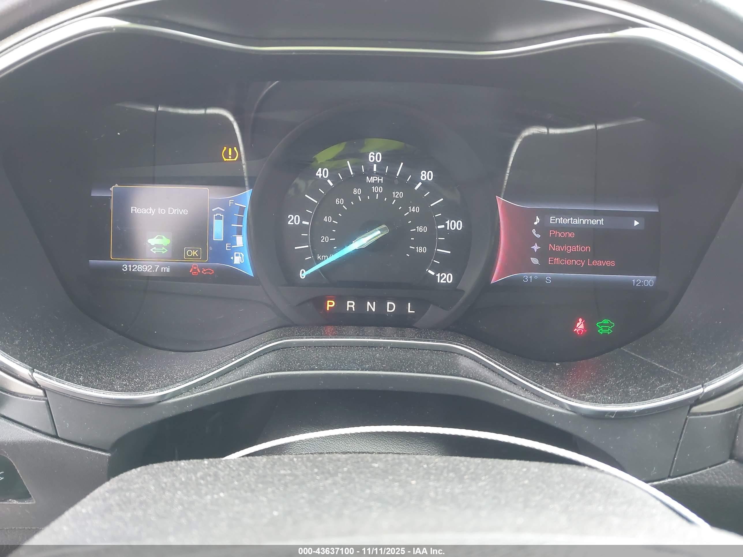2013 Ford Fusion Hybrid Se Gray vin: 3FA6P0LU0DR205835