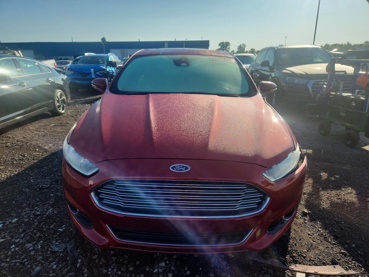2013 Ford Fusion Se Hybrid Red vin: 3FA6P0LU0DR218181