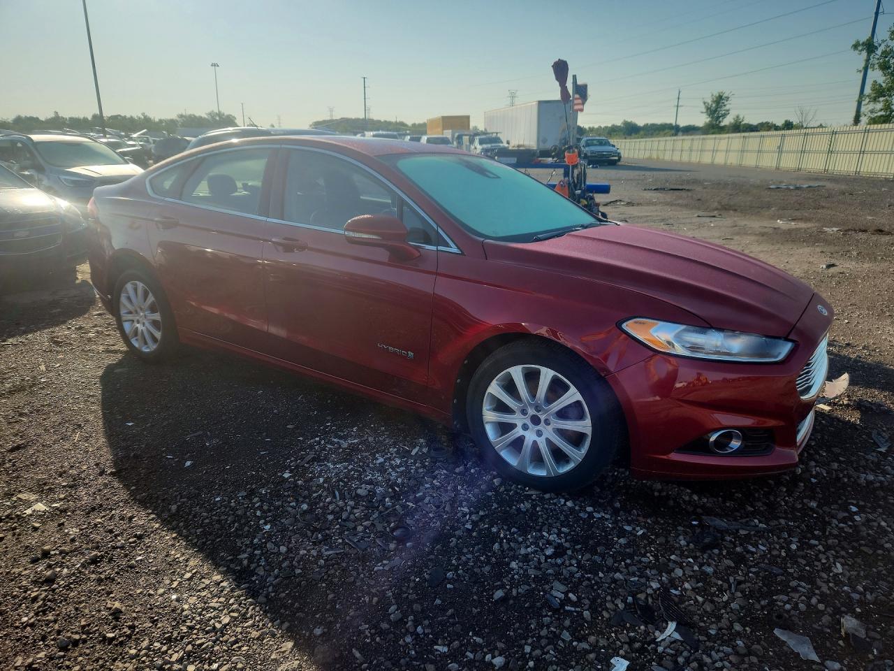 2013 Ford Fusion Se Hybrid Red vin: 3FA6P0LU0DR218181