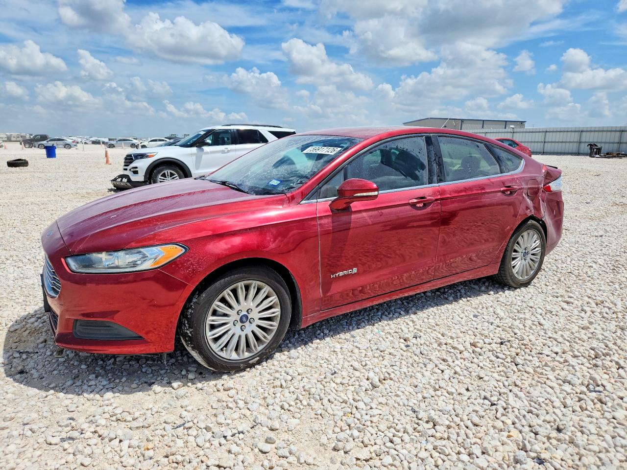 2013 Ford Fusion Red vin: 3FA6P0LU0DR342676