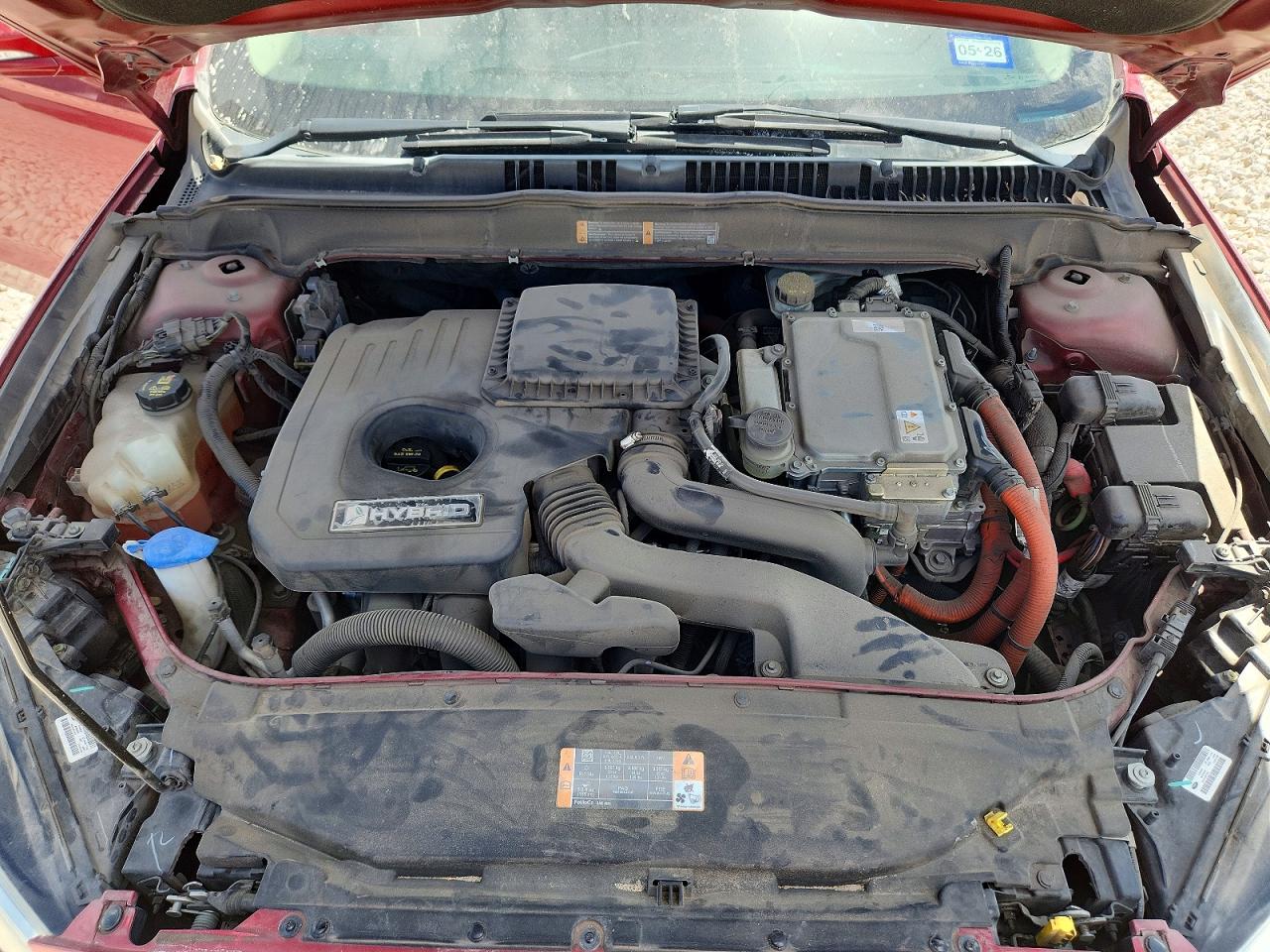 2013 Ford Fusion Red vin: 3FA6P0LU0DR342676