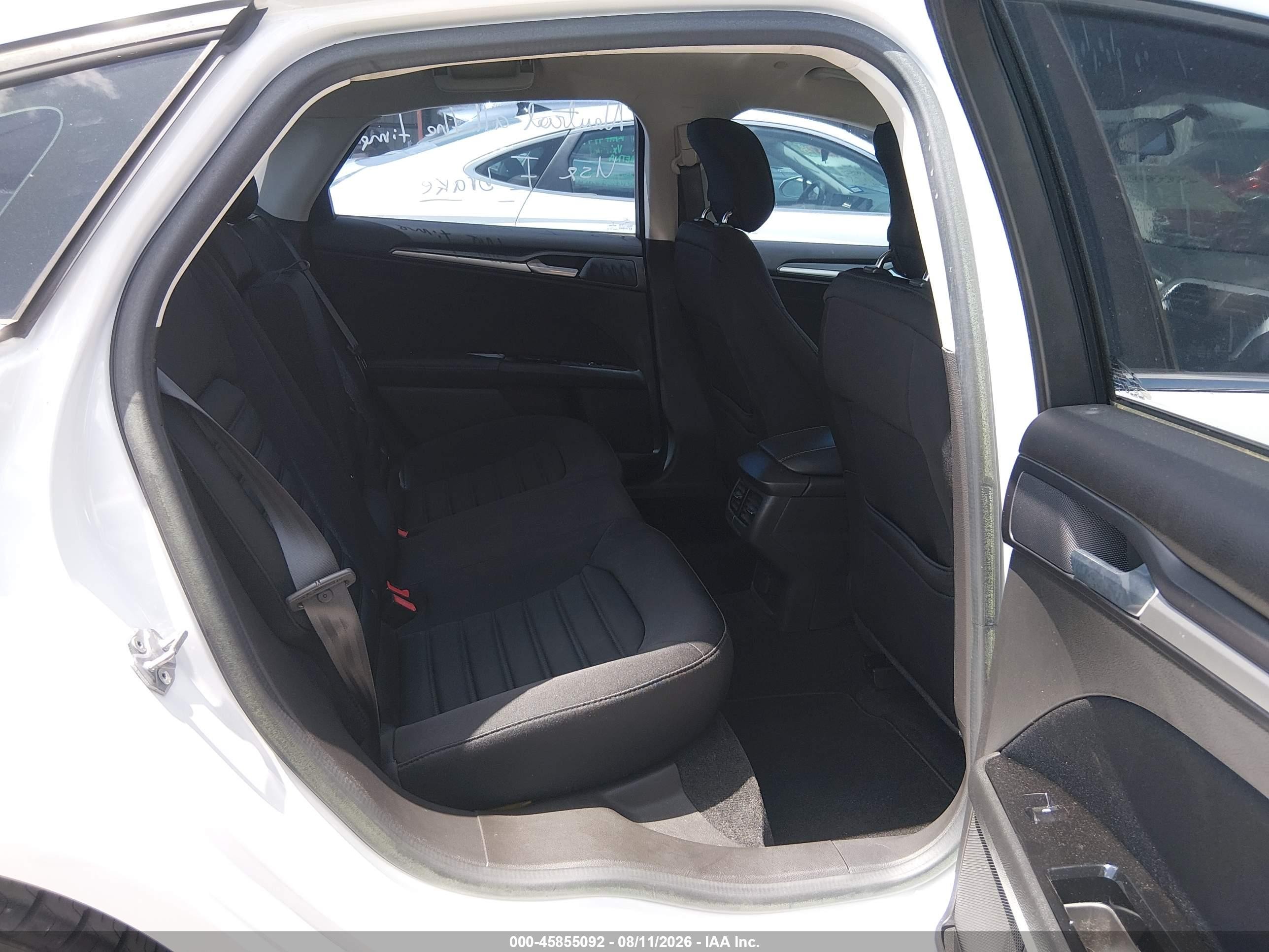2014 Ford Fusion Hybrid Se White vin: 3FA6P0LU0ER114484
