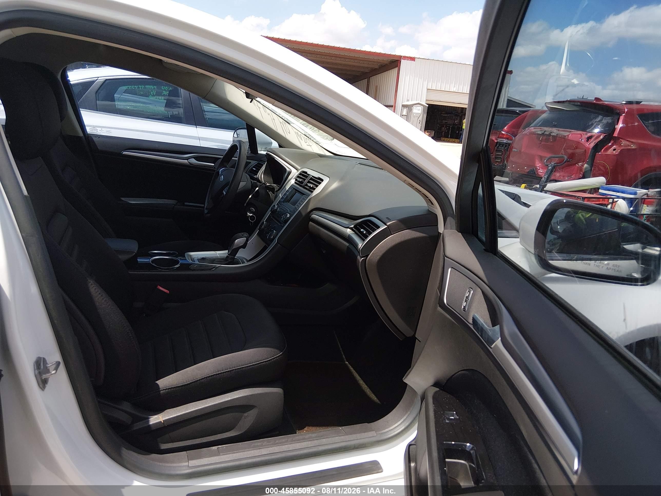 2014 Ford Fusion Hybrid Se White vin: 3FA6P0LU0ER114484