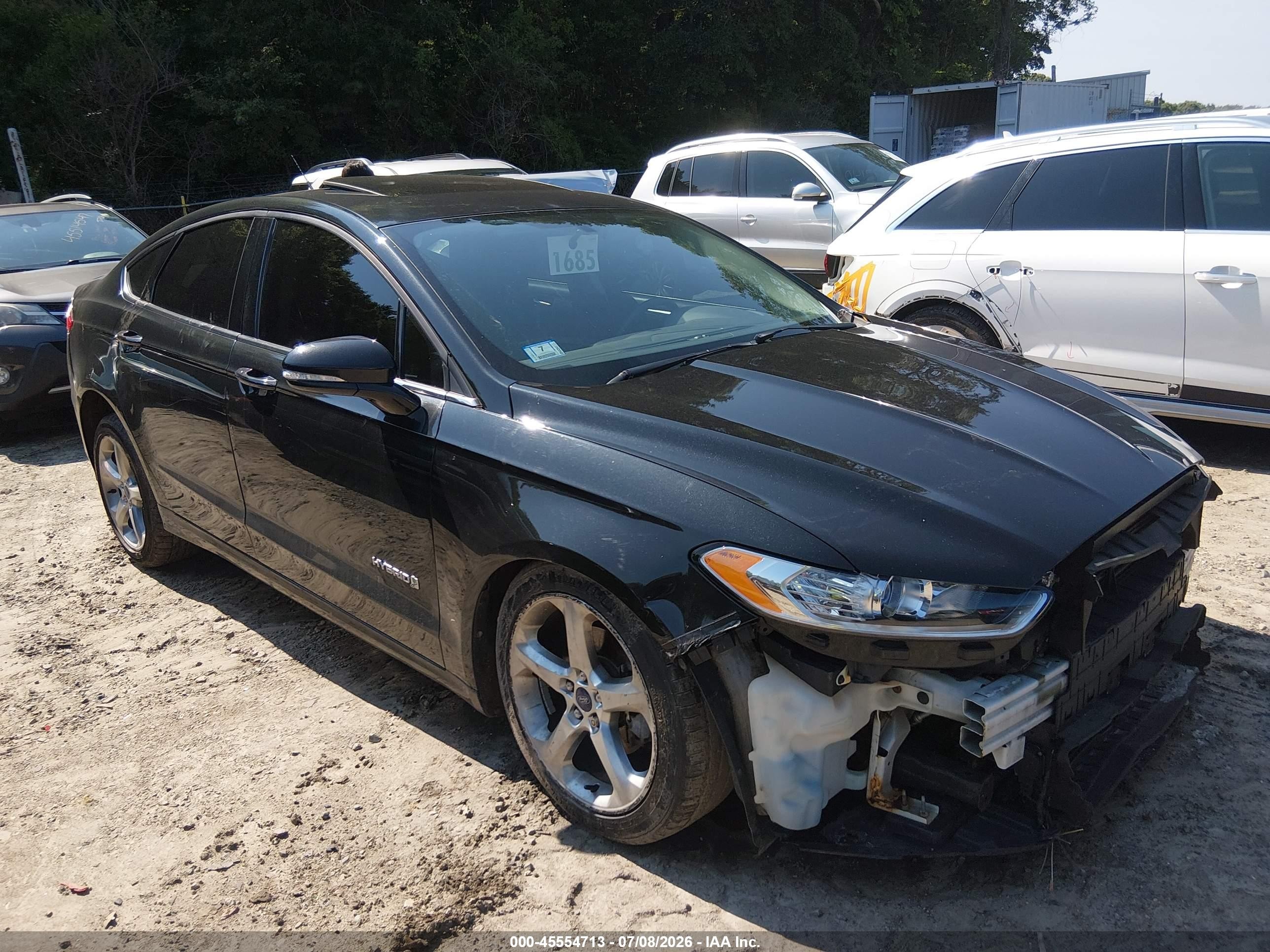 2014 Ford Fusion Hybrid Se Черный vin: 3FA6P0LU0ER132919