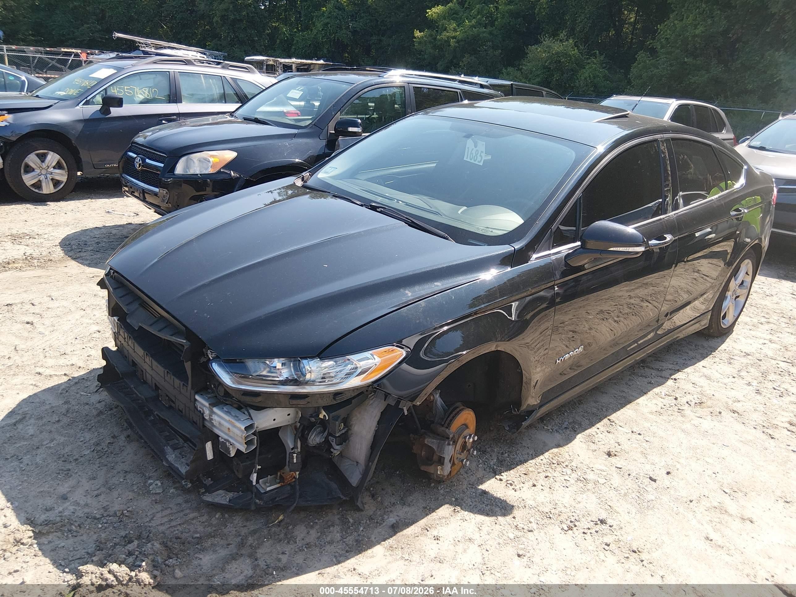 2014 Ford Fusion Hybrid Se Черный vin: 3FA6P0LU0ER132919
