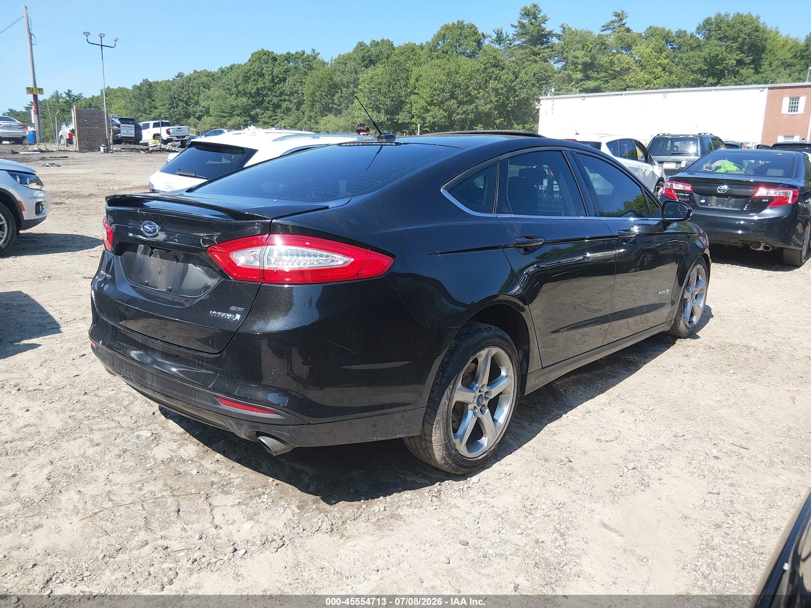 2014 Ford Fusion Hybrid Se Черный vin: 3FA6P0LU0ER132919