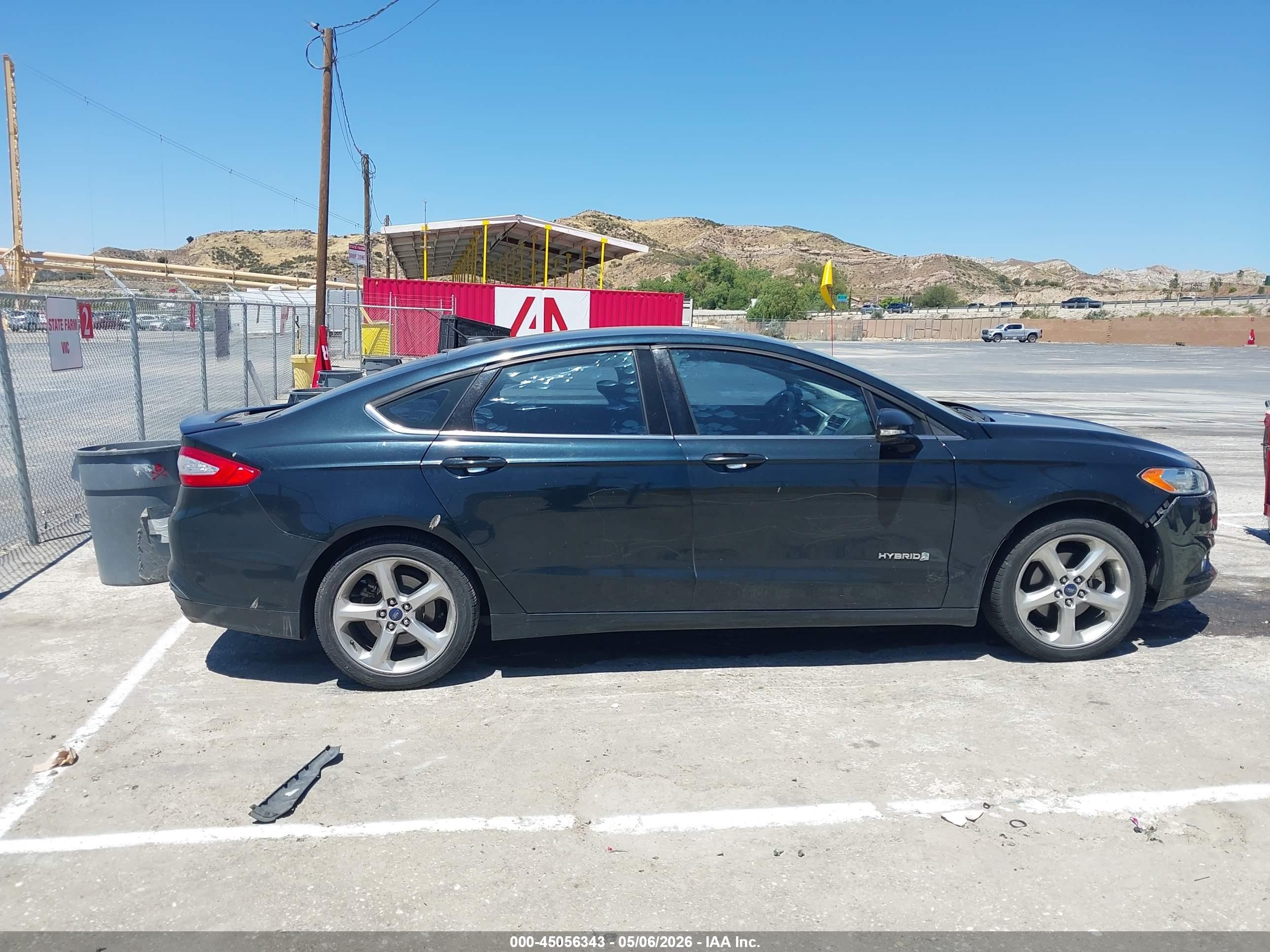 2014 Ford Fusion Hybrid Se Синий vin: 3FA6P0LU0ER202922