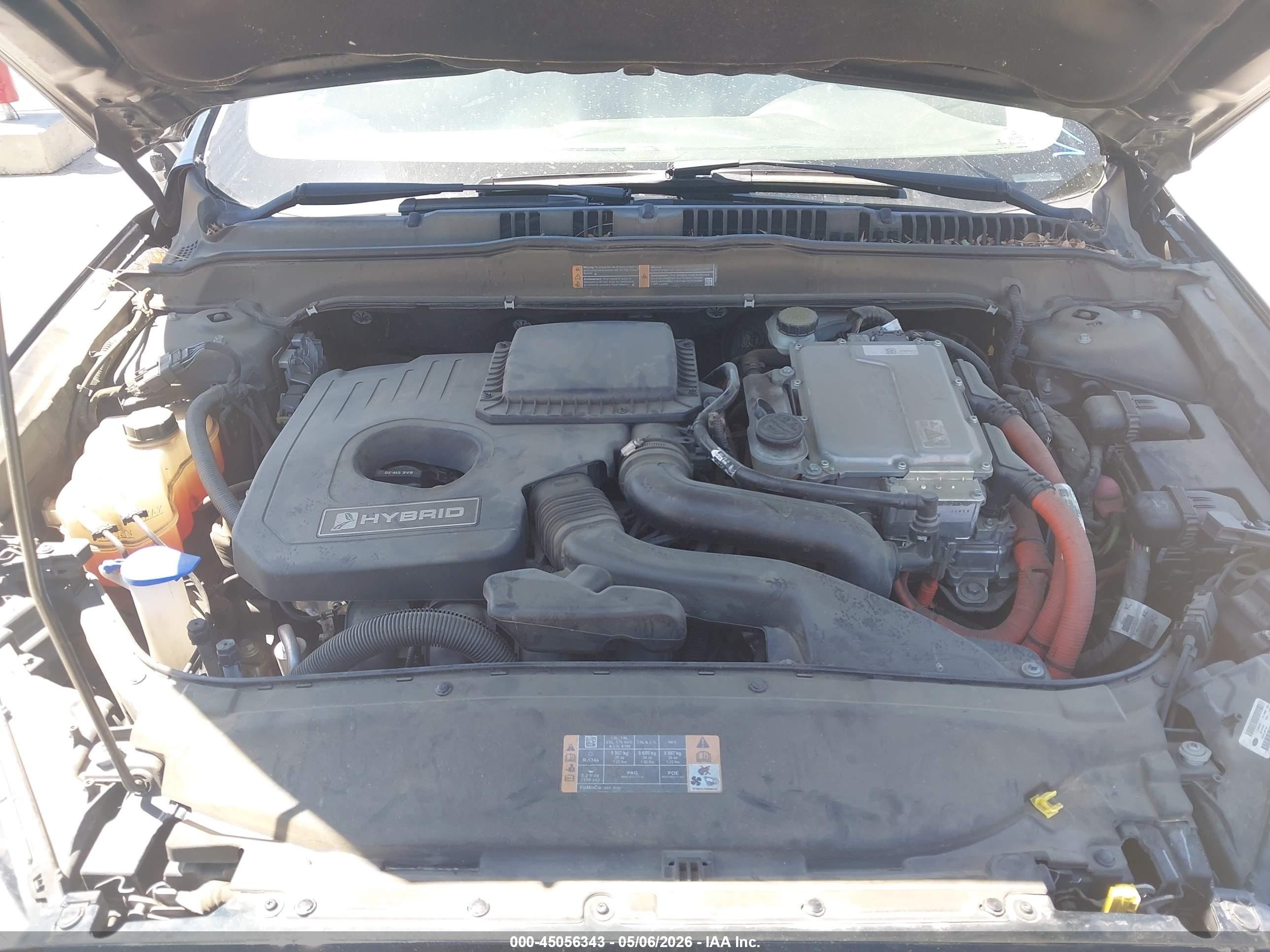 2014 Ford Fusion Hybrid Se Синий vin: 3FA6P0LU0ER202922