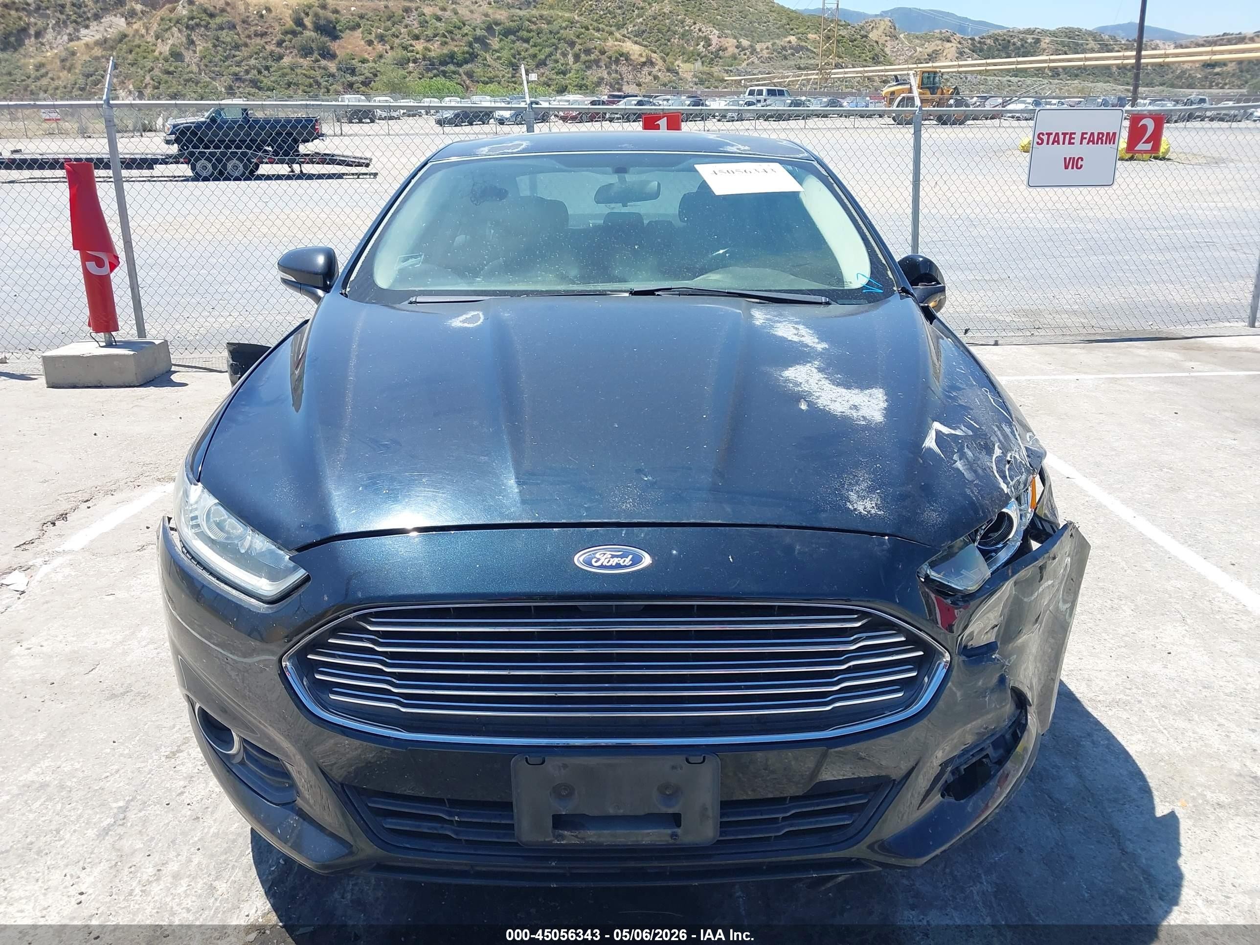 2014 Ford Fusion Hybrid Se Синий vin: 3FA6P0LU0ER202922