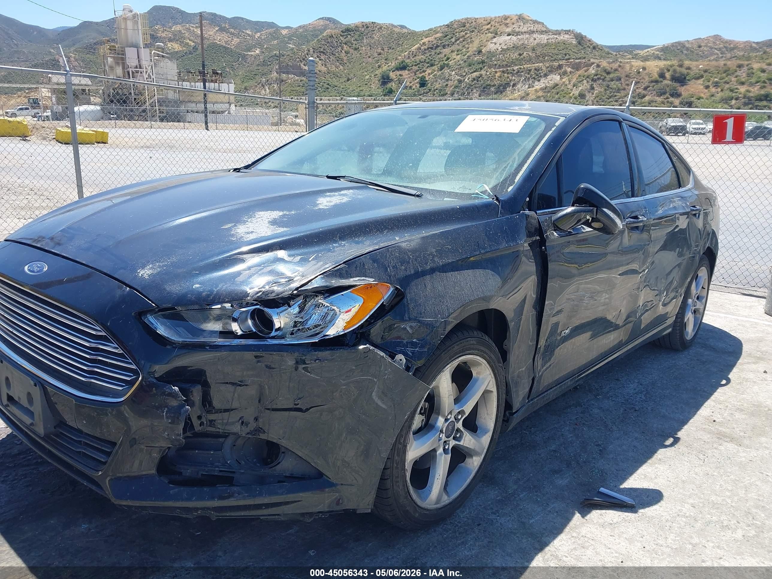 2014 Ford Fusion Hybrid Se Синий vin: 3FA6P0LU0ER202922