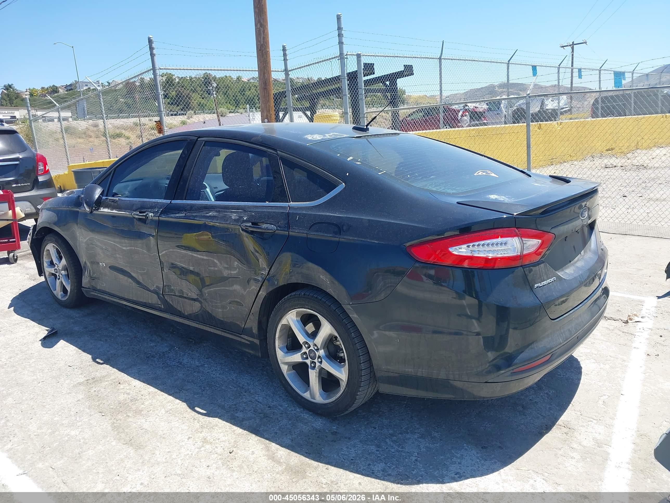 2014 Ford Fusion Hybrid Se Синий vin: 3FA6P0LU0ER202922