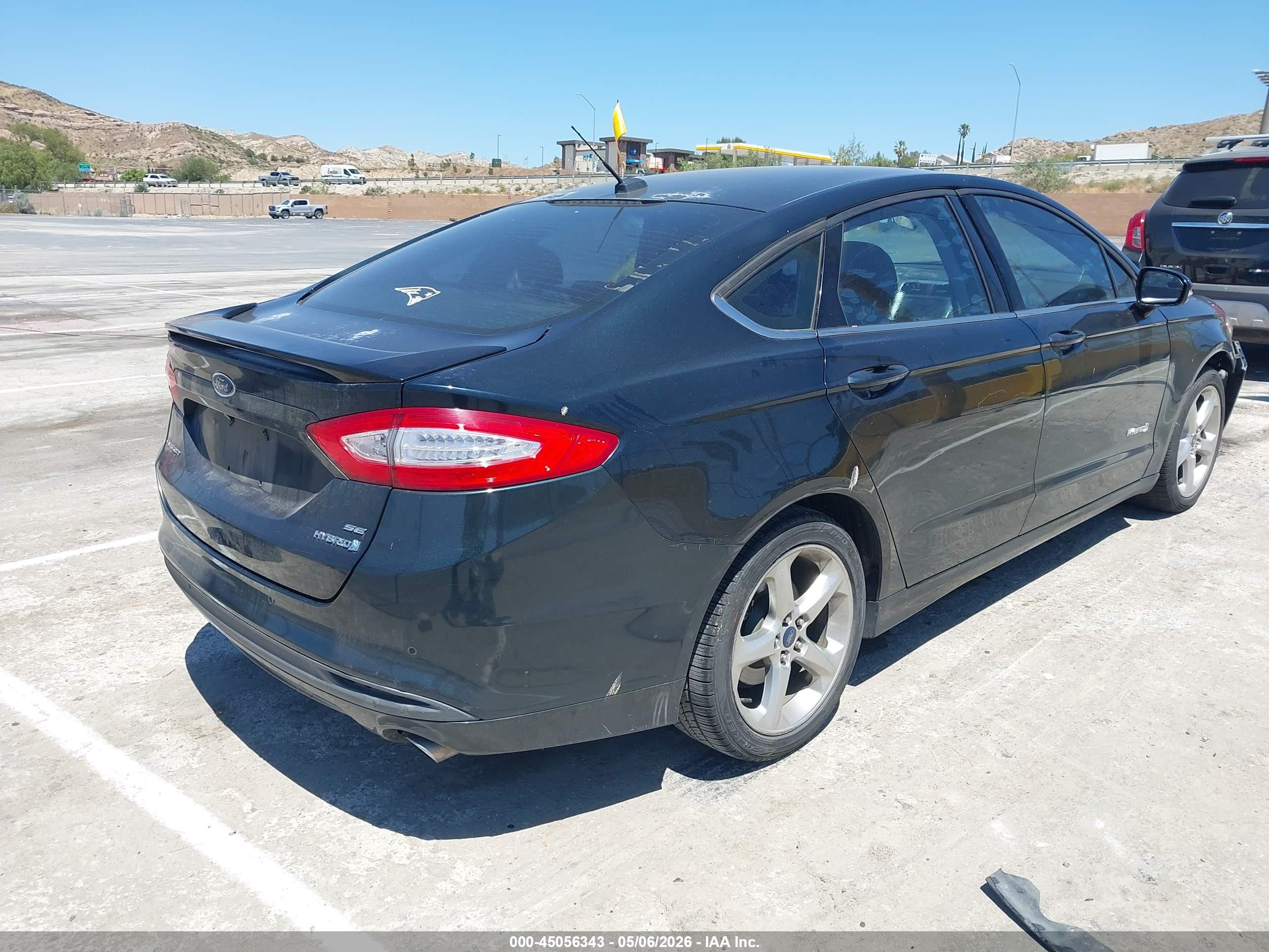 2014 Ford Fusion Hybrid Se Синий vin: 3FA6P0LU0ER202922