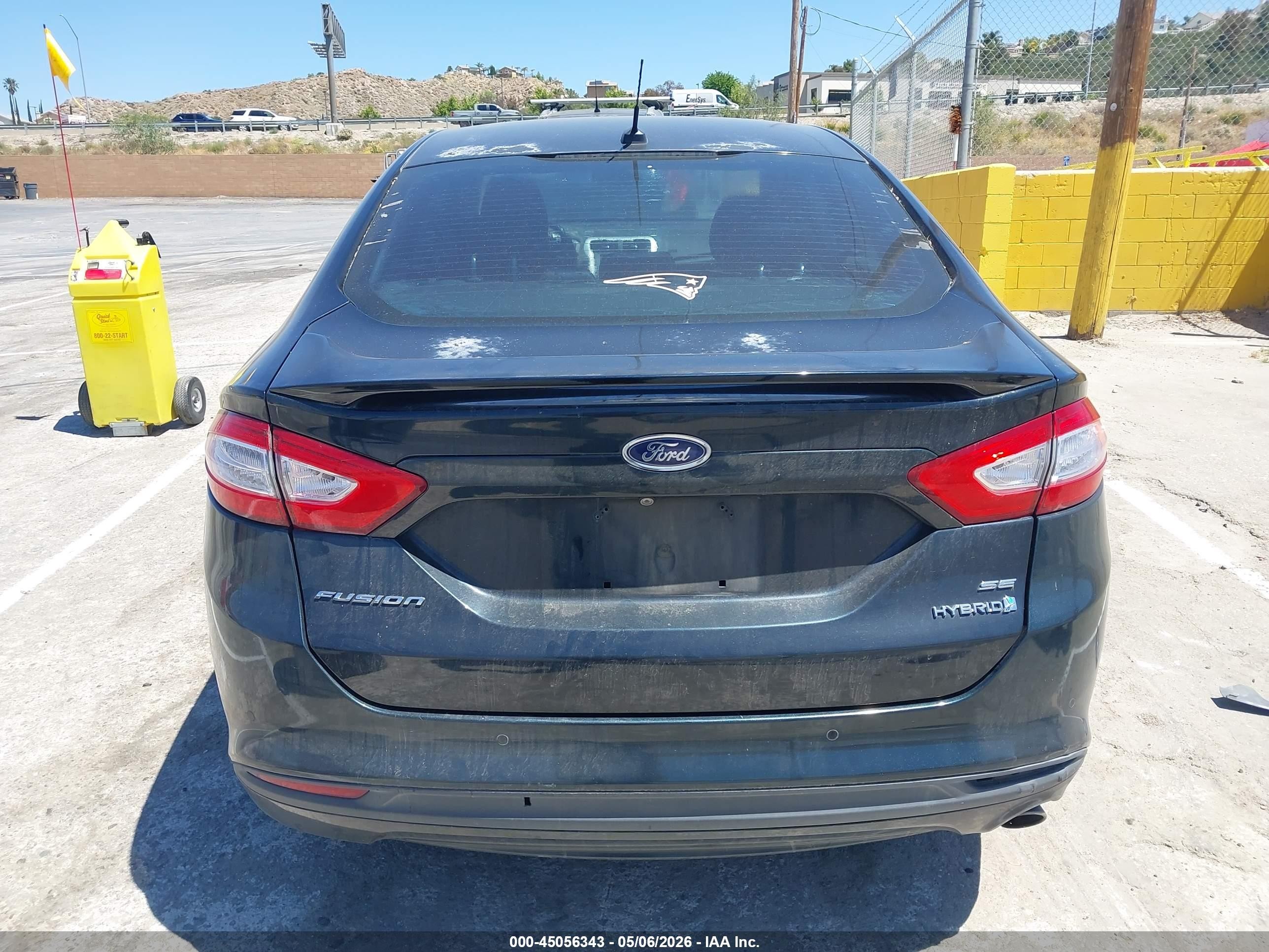 2014 Ford Fusion Hybrid Se Синий vin: 3FA6P0LU0ER202922