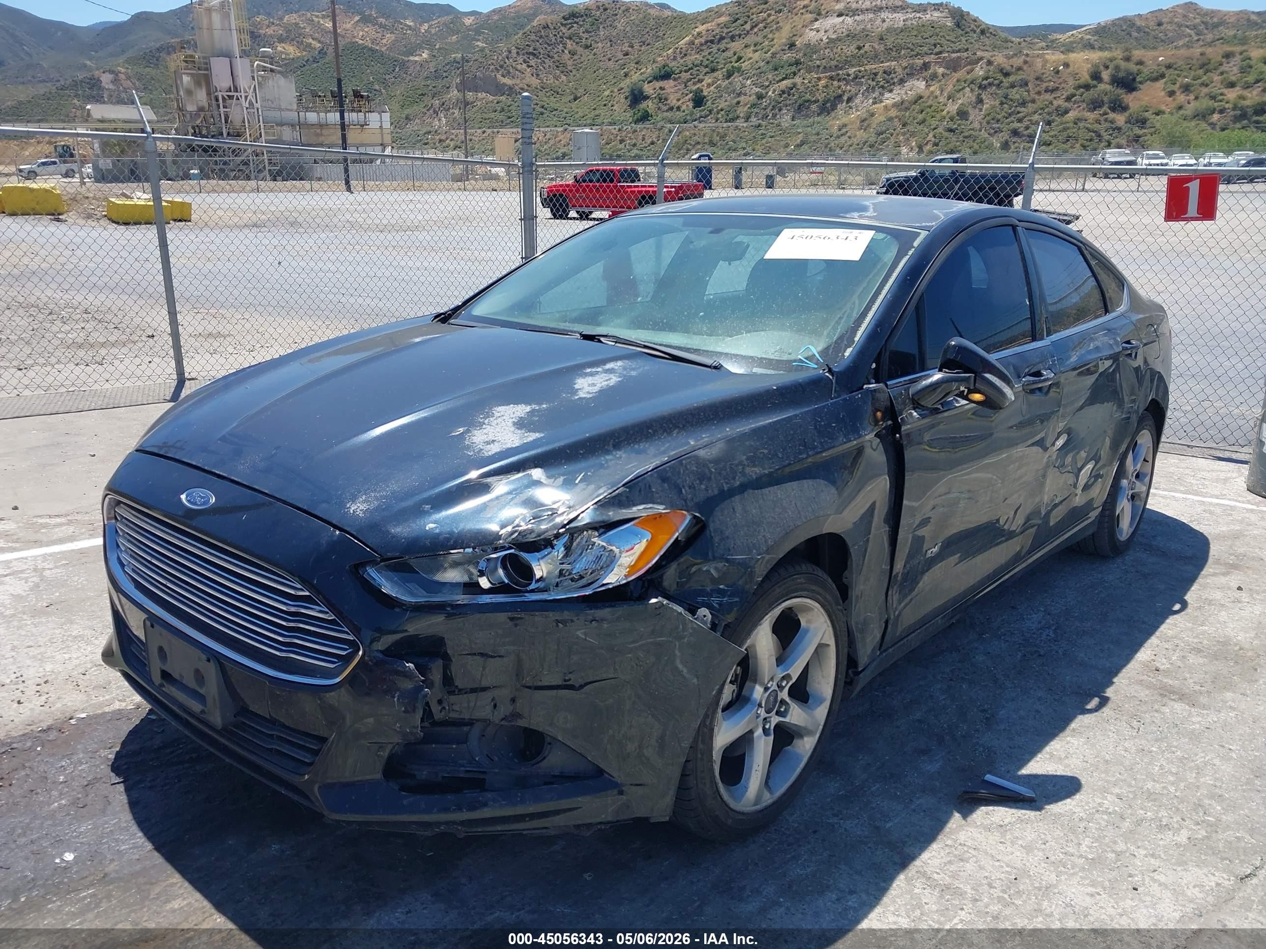 2014 Ford Fusion Hybrid Se Синий vin: 3FA6P0LU0ER202922