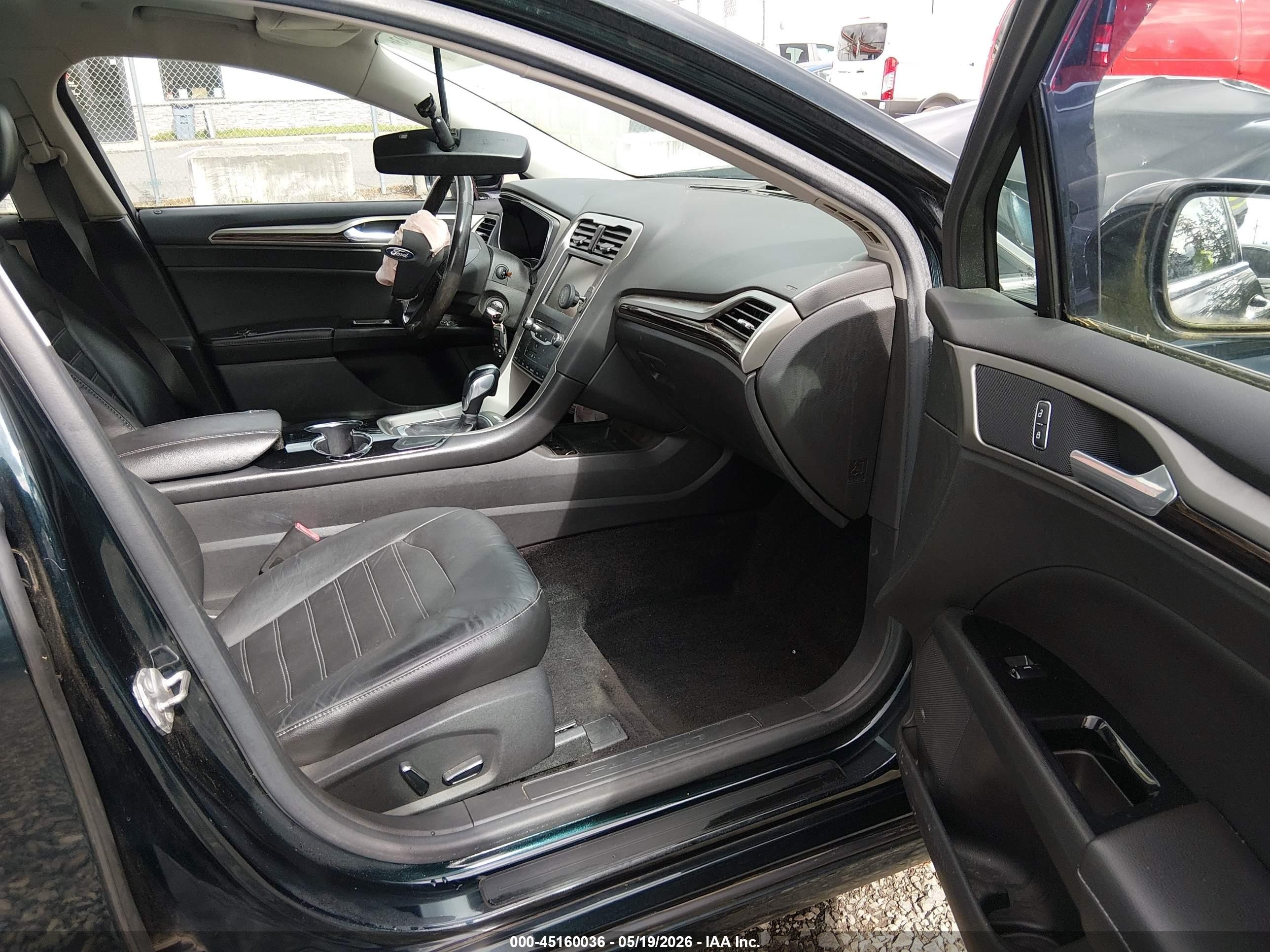 2014 Ford Fusion Hybrid Se Black vin: 3FA6P0LU0ER228419