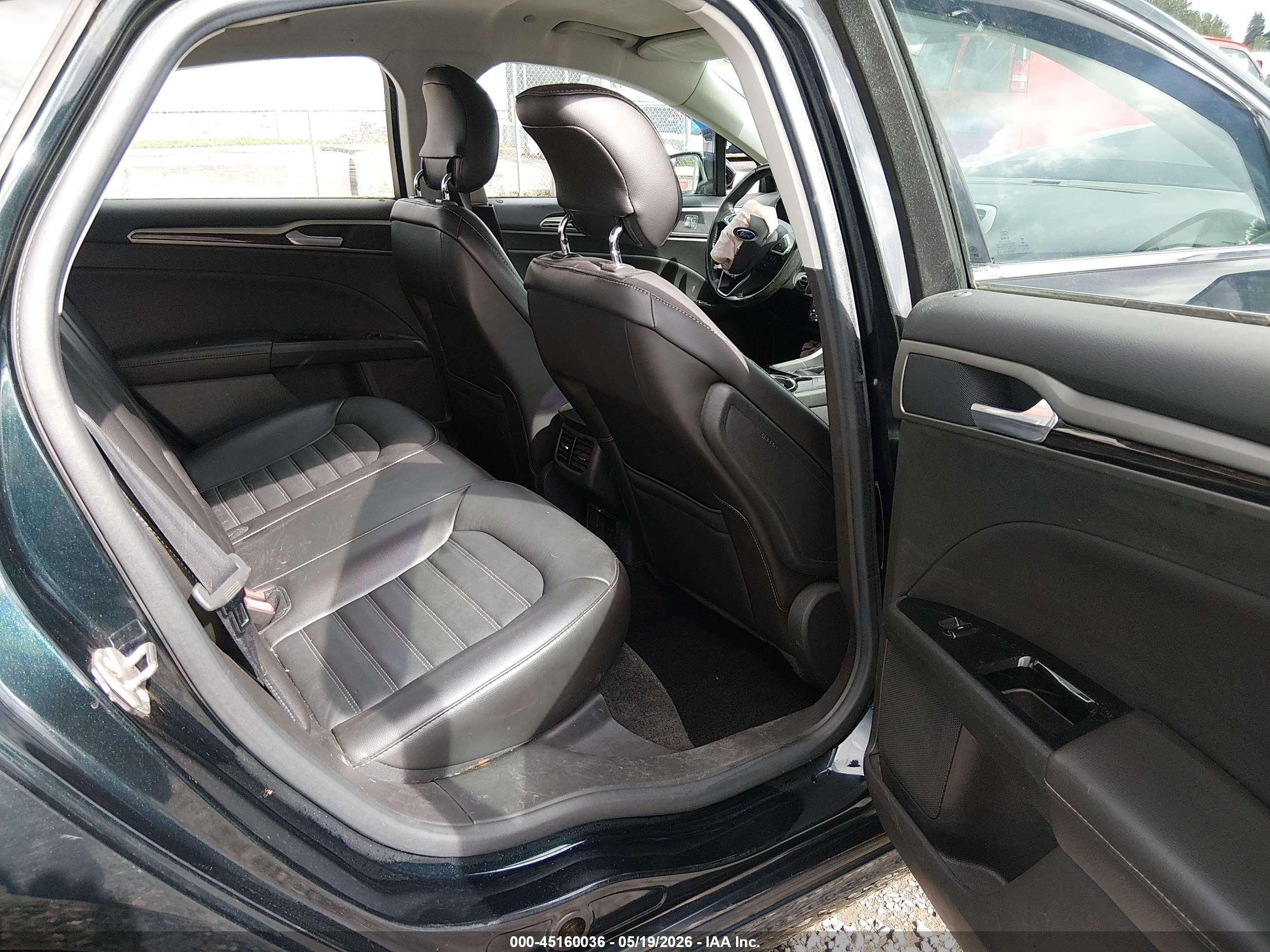 2014 Ford Fusion Hybrid Se Black vin: 3FA6P0LU0ER228419