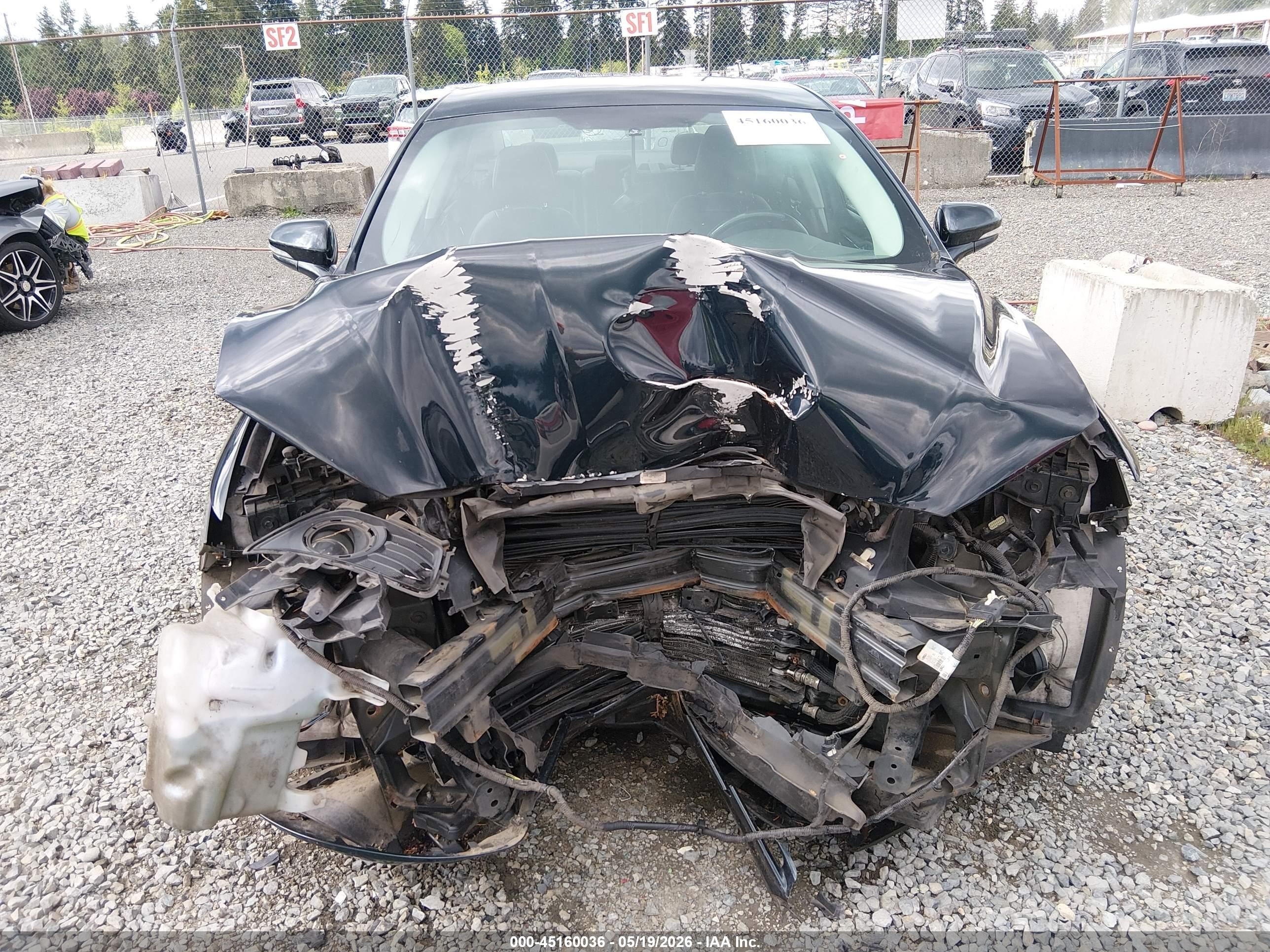 2014 Ford Fusion Hybrid Se Black vin: 3FA6P0LU0ER228419