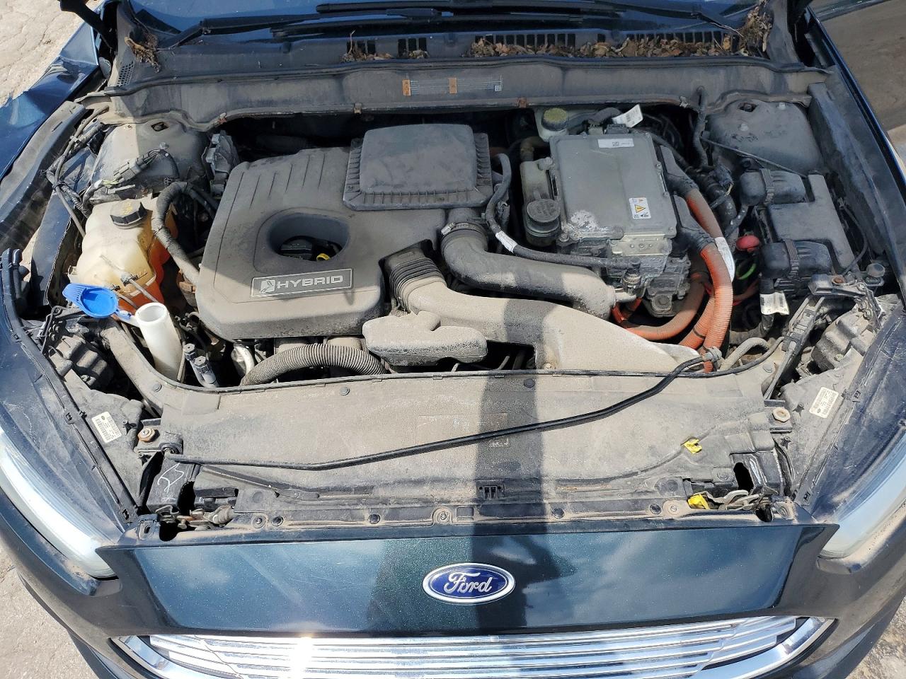 2014 Ford Fusion Se Hybrid Black vin: 3FA6P0LU0ER244605