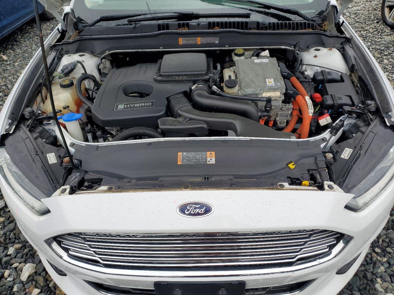 2014 Ford Fusion Se Hybrid Белый vin: 3FA6P0LU0ER288085